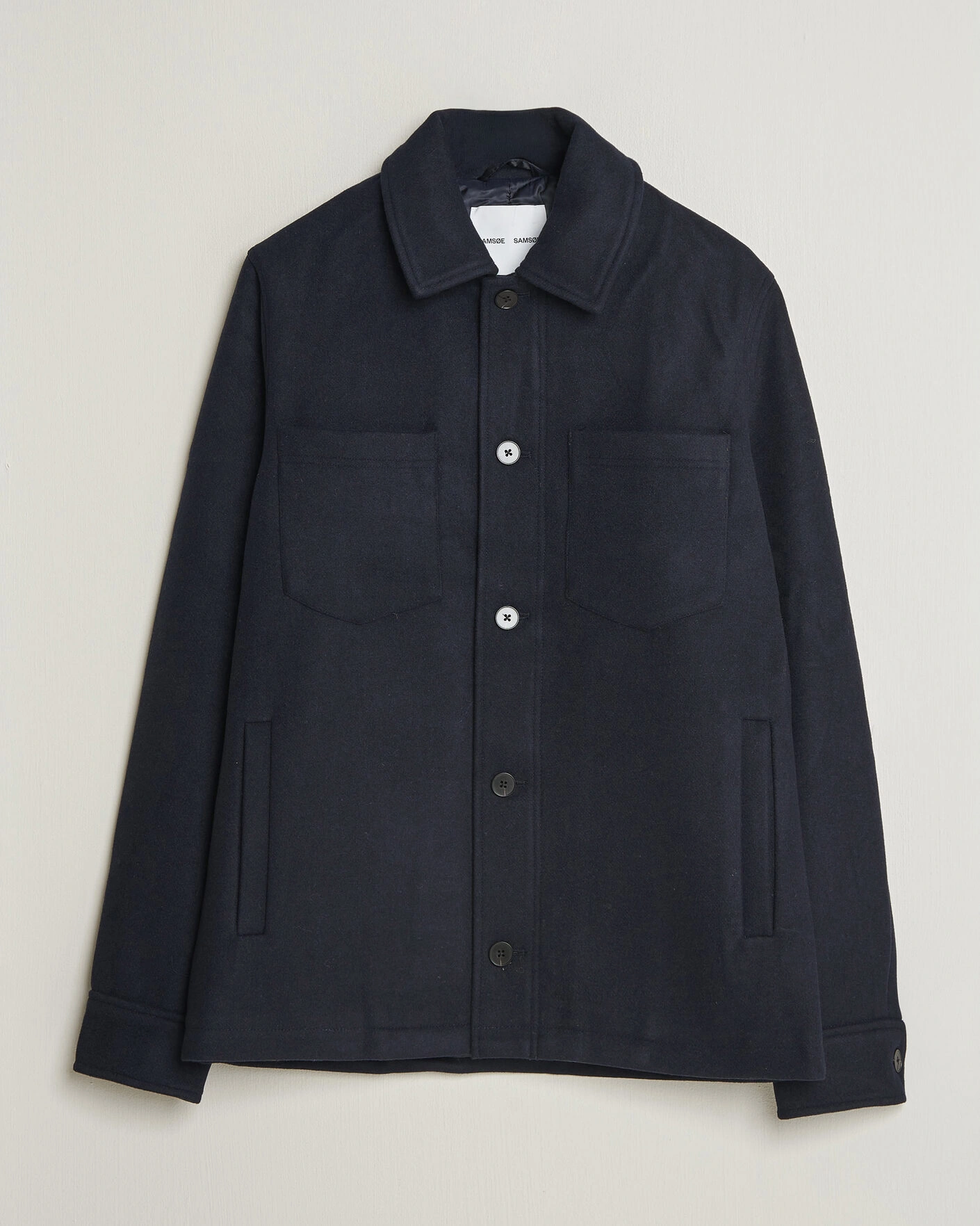 Herr | Jackor | Samsøe Samsøe | Pally Padded Shirt Jacket Salute Navy