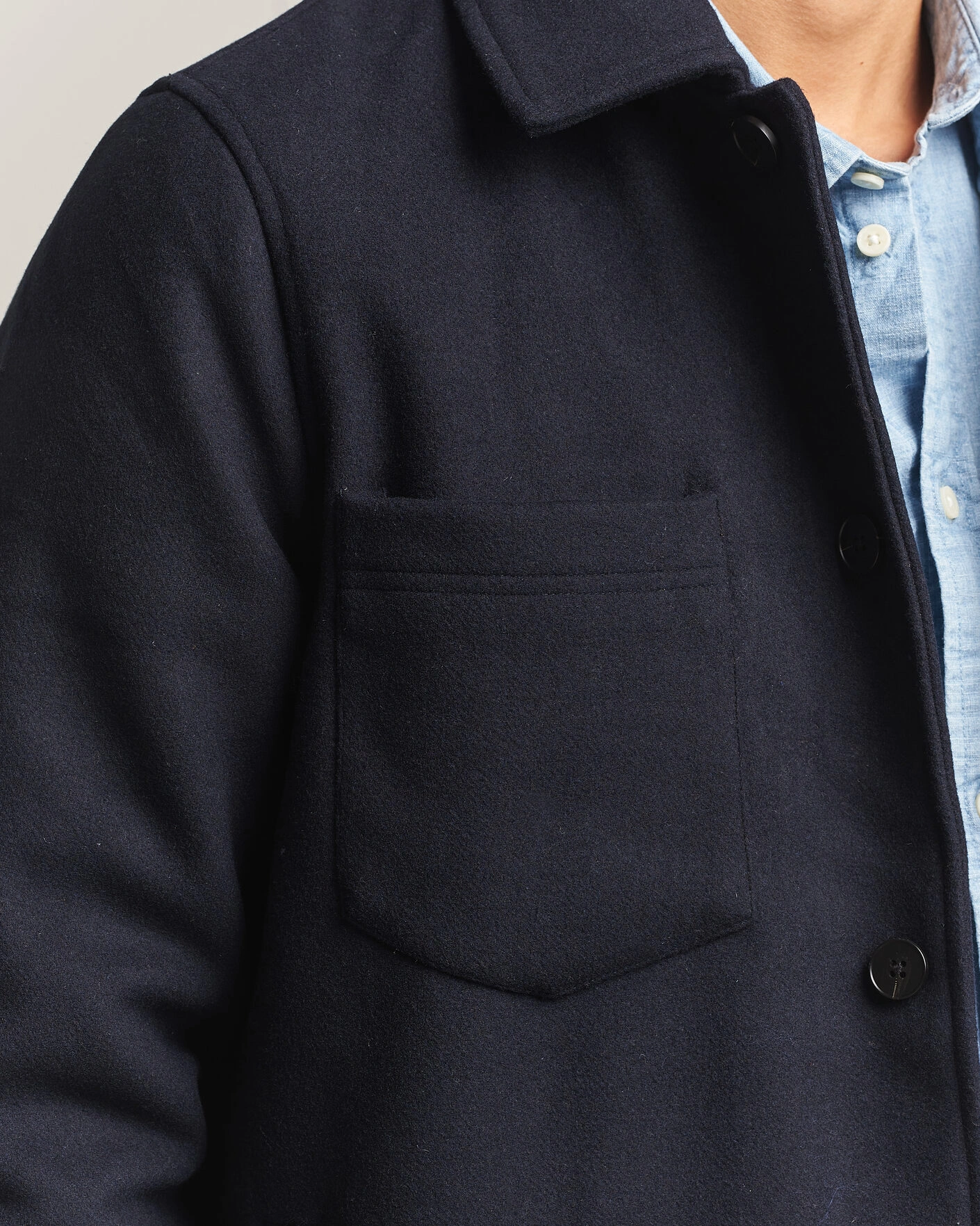 Herr | Jackor | Samsøe Samsøe | Pally Padded Shirt Jacket Salute Navy