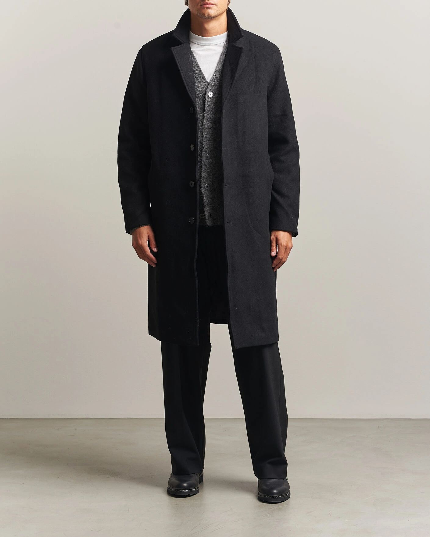 Herr | Jackor | Samsøe Samsøe | Falco Wool Coat Black