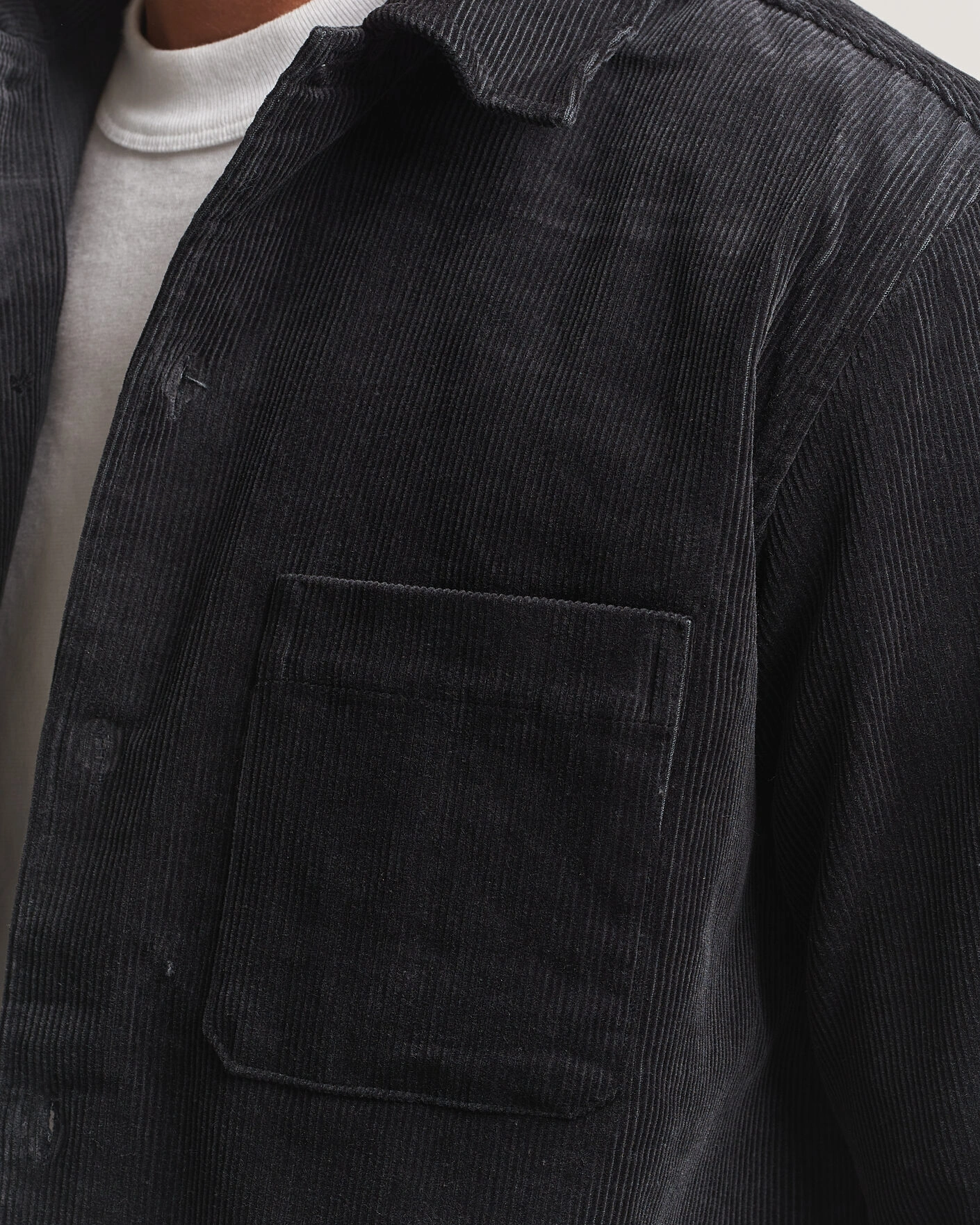 Herr | Skjortor | Samsøe Samsøe | Damon Corduroy Overshirt Black