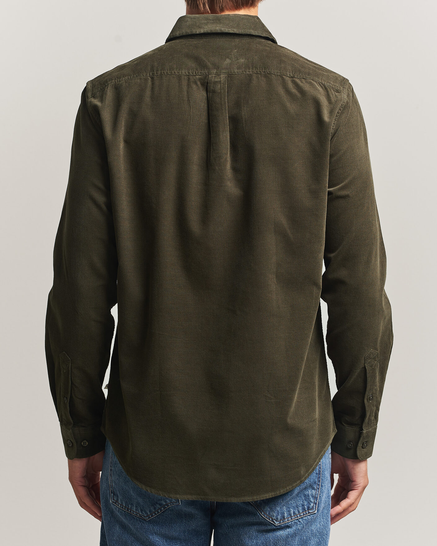 Herr | Skjortor | Samsøe Samsøe | Liam Baby Cord Shirt Forest Night
