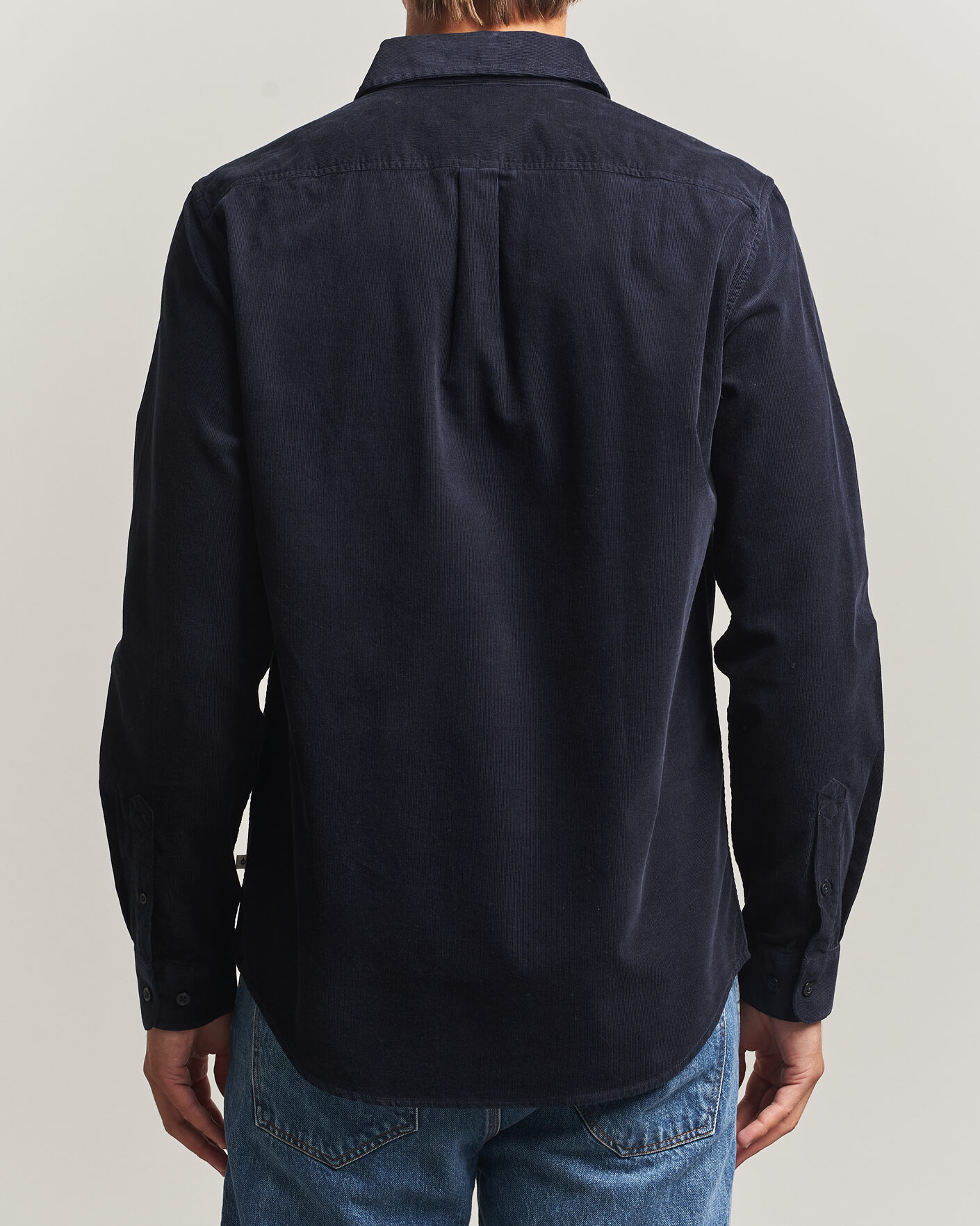 Herr | Skjortor | Samsøe Samsøe | Liam Baby Cord Shirt Salute Navy