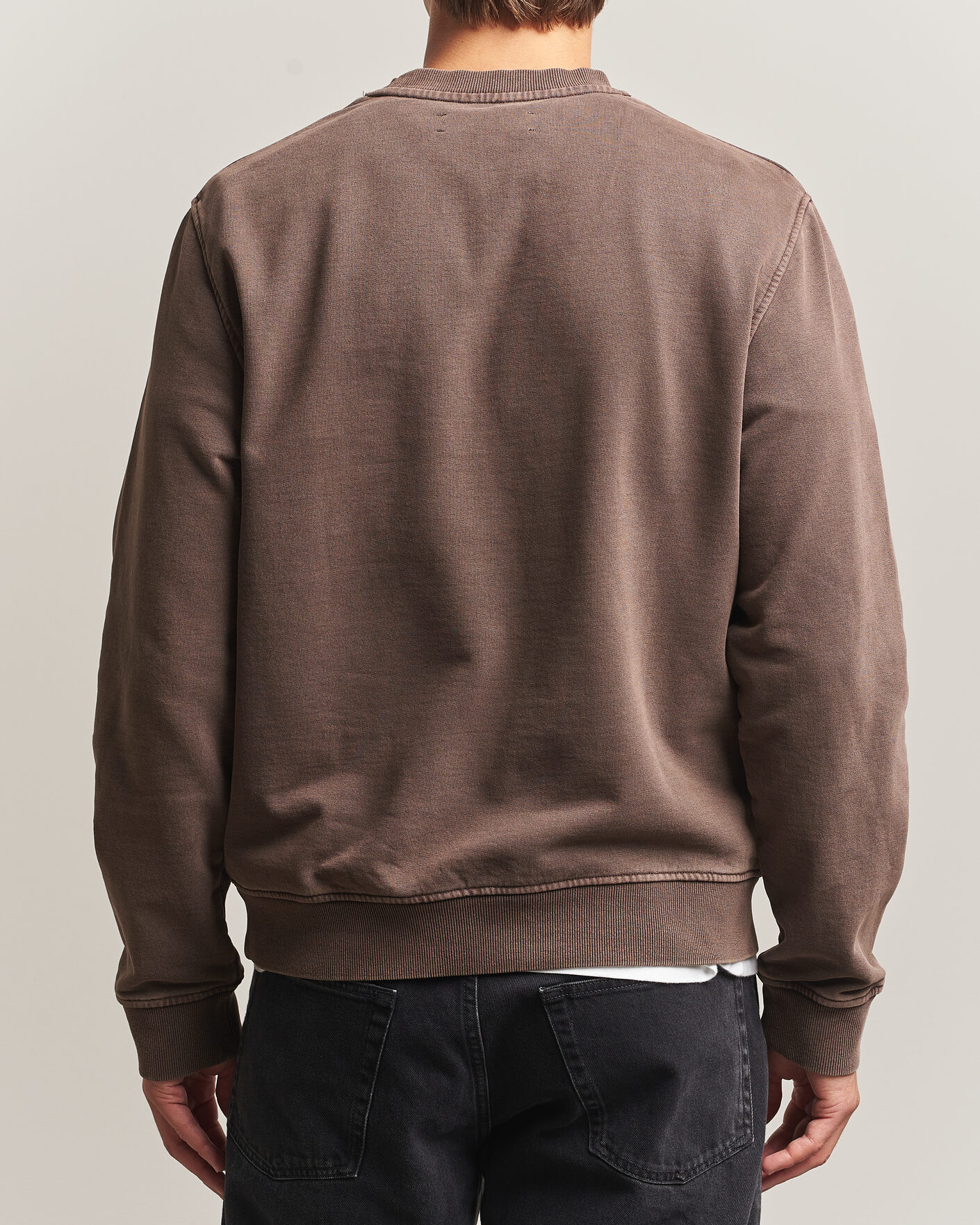 Herr | Tröjor | Samsøe Samsøe | Ollie Washed Crew Neck Sweatshirt Delicioso