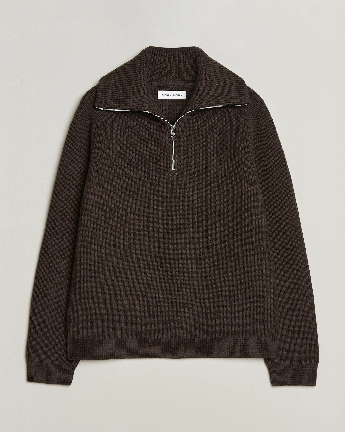 Herr | Tröjor | Samsøe Samsøe | Rick Wool Heavy Knitted Half Zip Delicioso