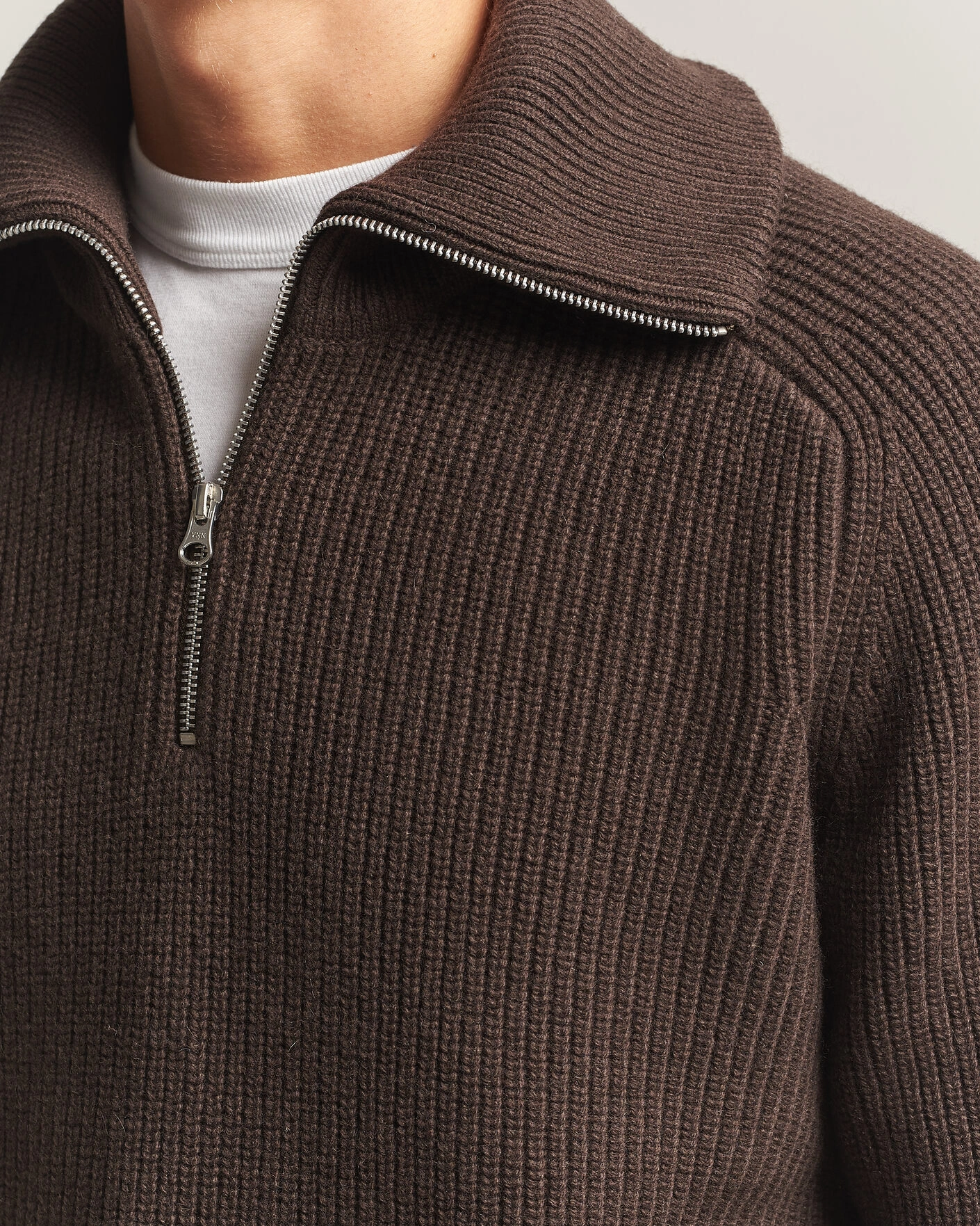 Herr | Tröjor | Samsøe Samsøe | Rick Wool Heavy Knitted Half Zip Delicioso