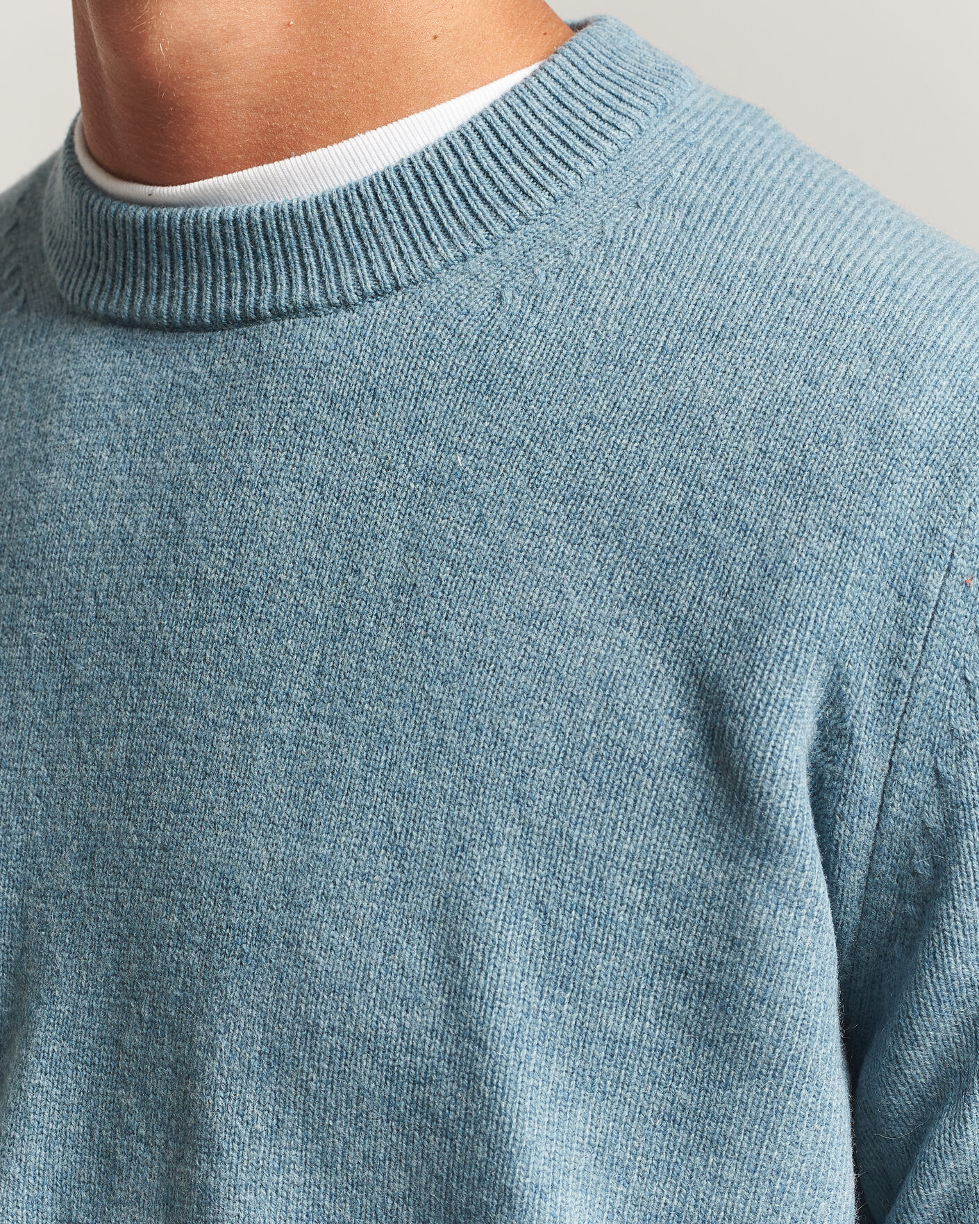 Herr | Tröjor | Samsøe Samsøe | Isak Knitted Crew Neck Stormy Sea