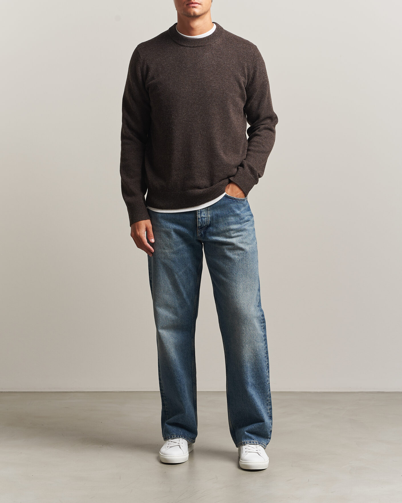 Herr | Tröjor | Samsøe Samsøe | Isak Knitted Crew Neck Delicioso