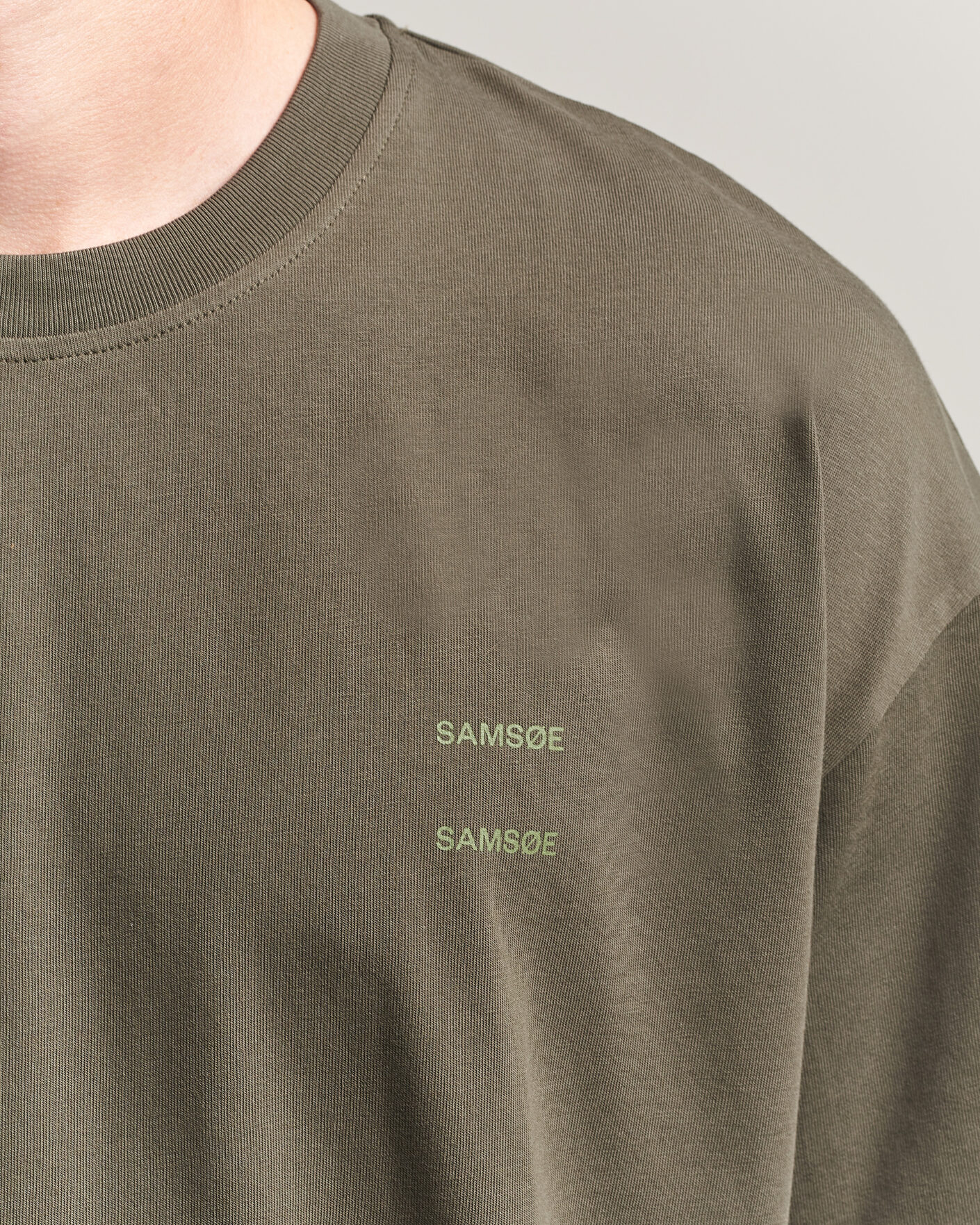 Herr | T-Shirts | Samsøe Samsøe | Joel Organic Cotton T-Shirt Forest Night