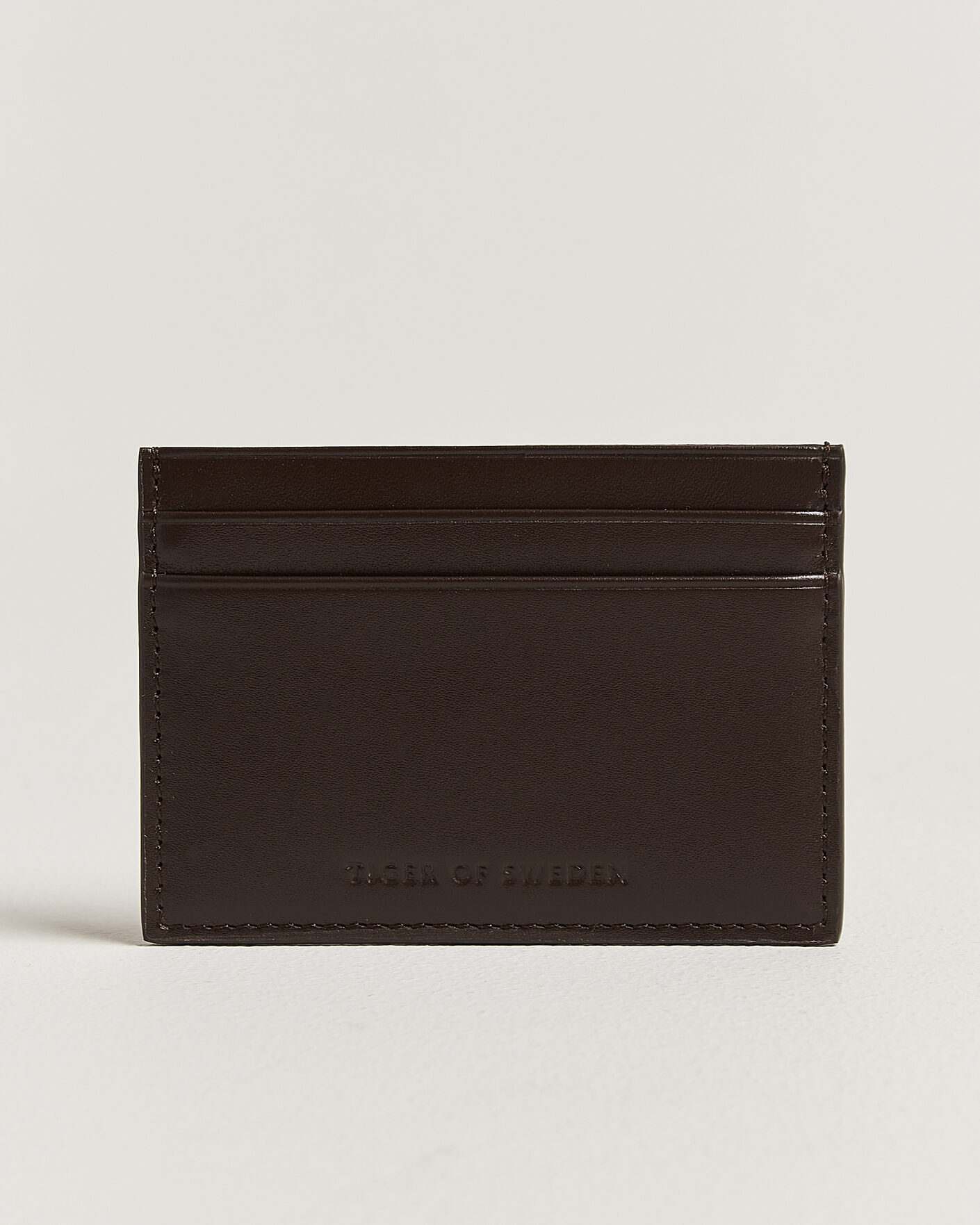 Herr | Plånböcker | Tiger of Sweden | Wake Leather Card Holder Dark Brown