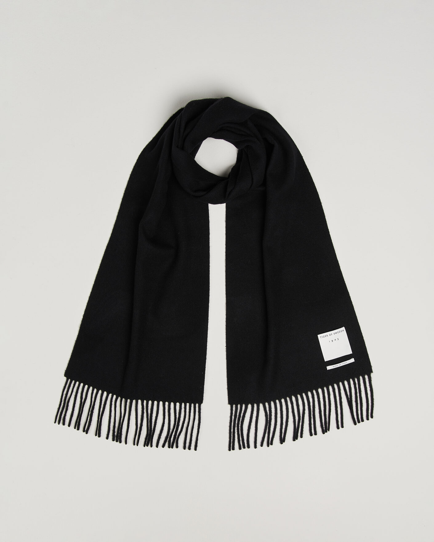 Herr | Halsdukar | Tiger of Sweden | Sylan Wool Scarf Black