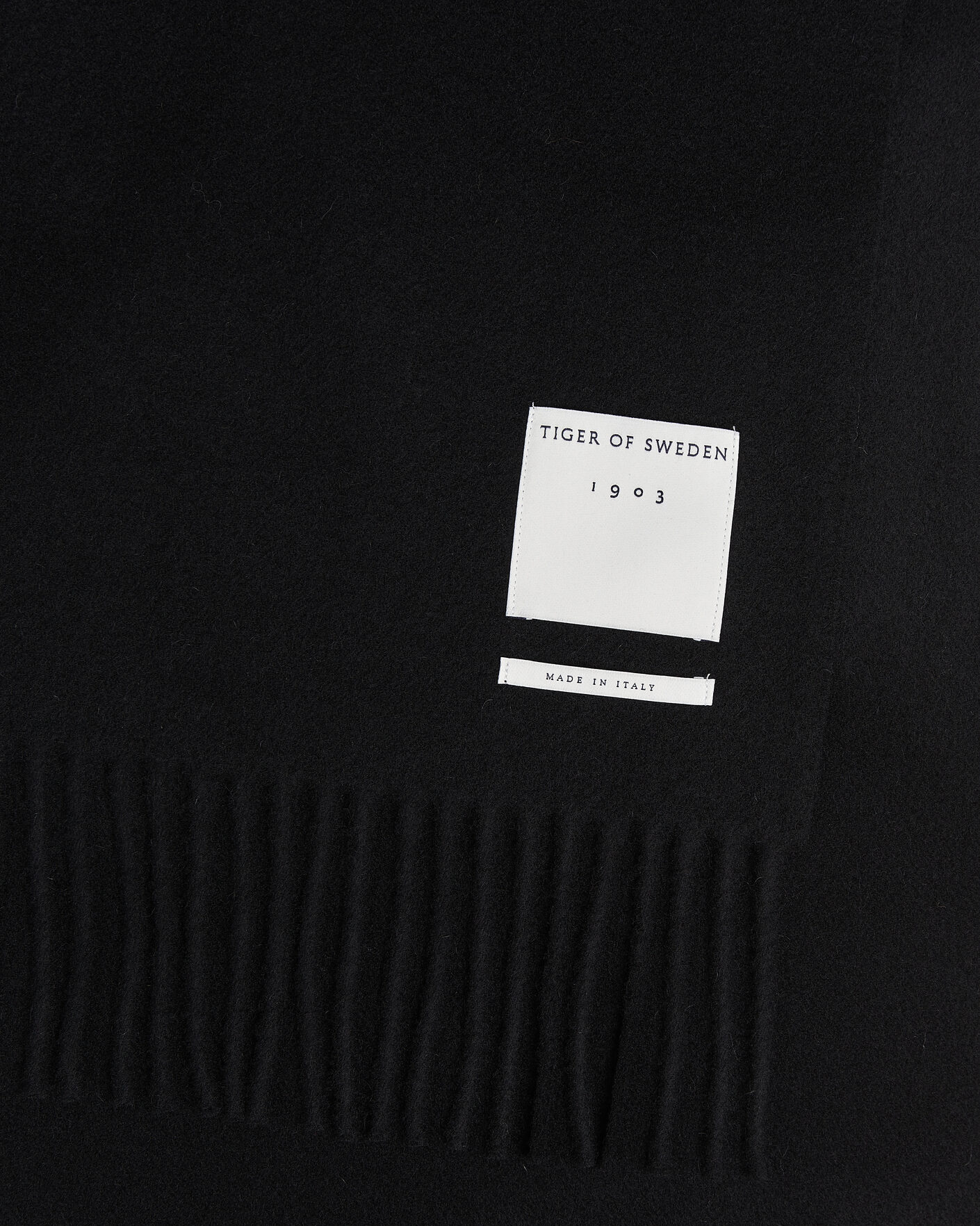 Herr | Halsdukar | Tiger of Sweden | Sylan Wool Scarf Black