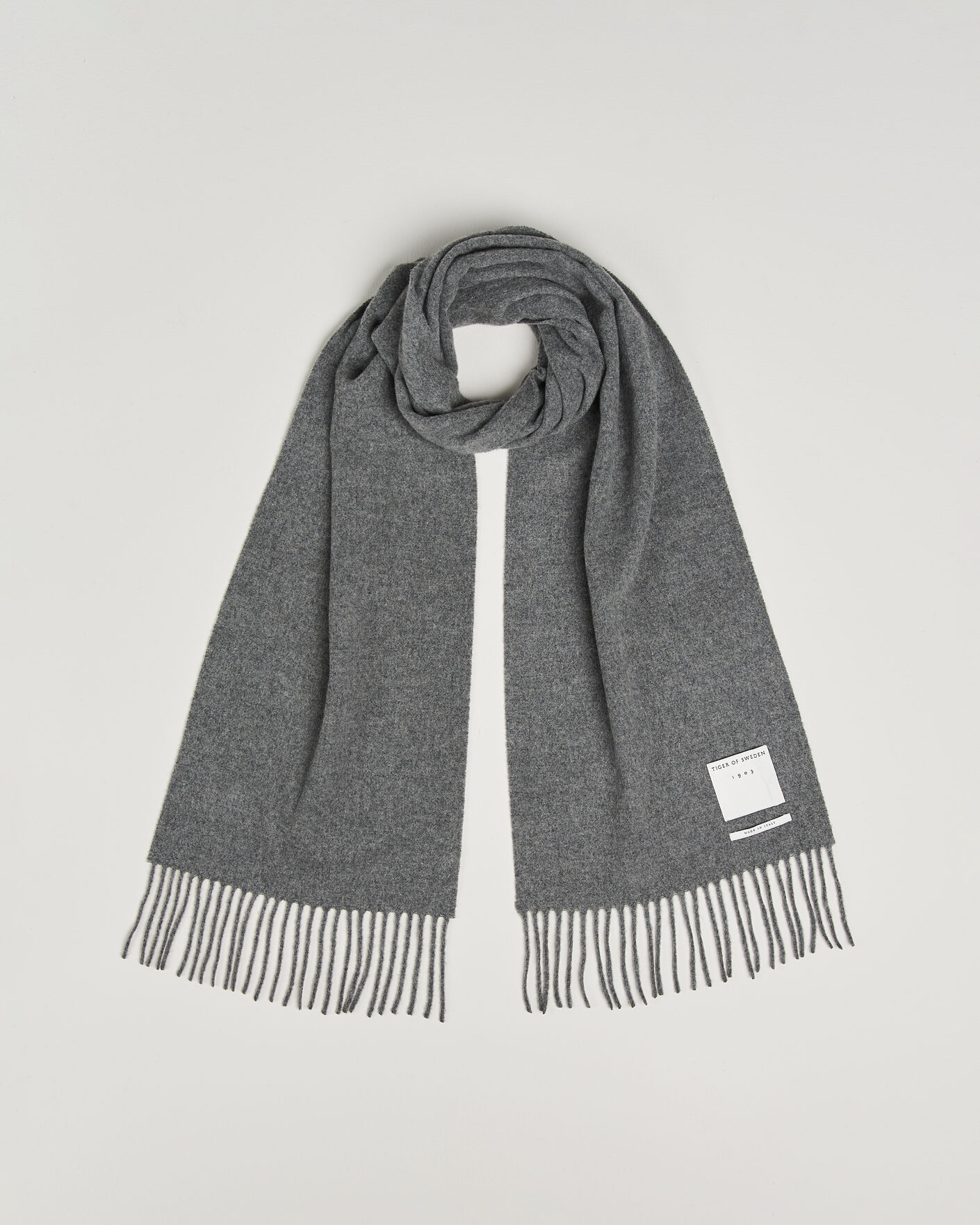 Herr | Halsdukar | Tiger of Sweden | Sylan Wool Scarf Charcoal