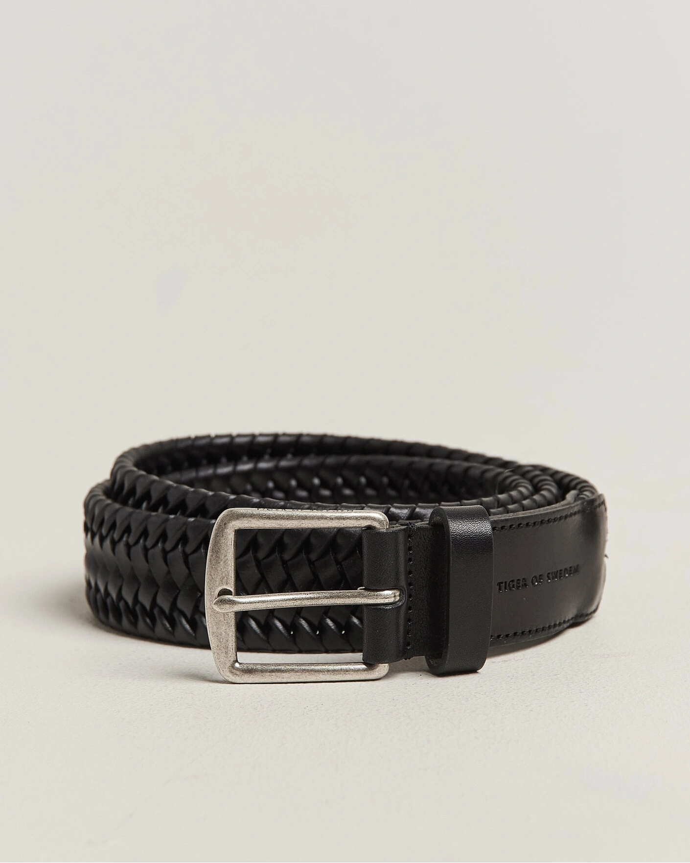 Herr | Bälten | Tiger of Sweden | Braidant Braided Belt Black