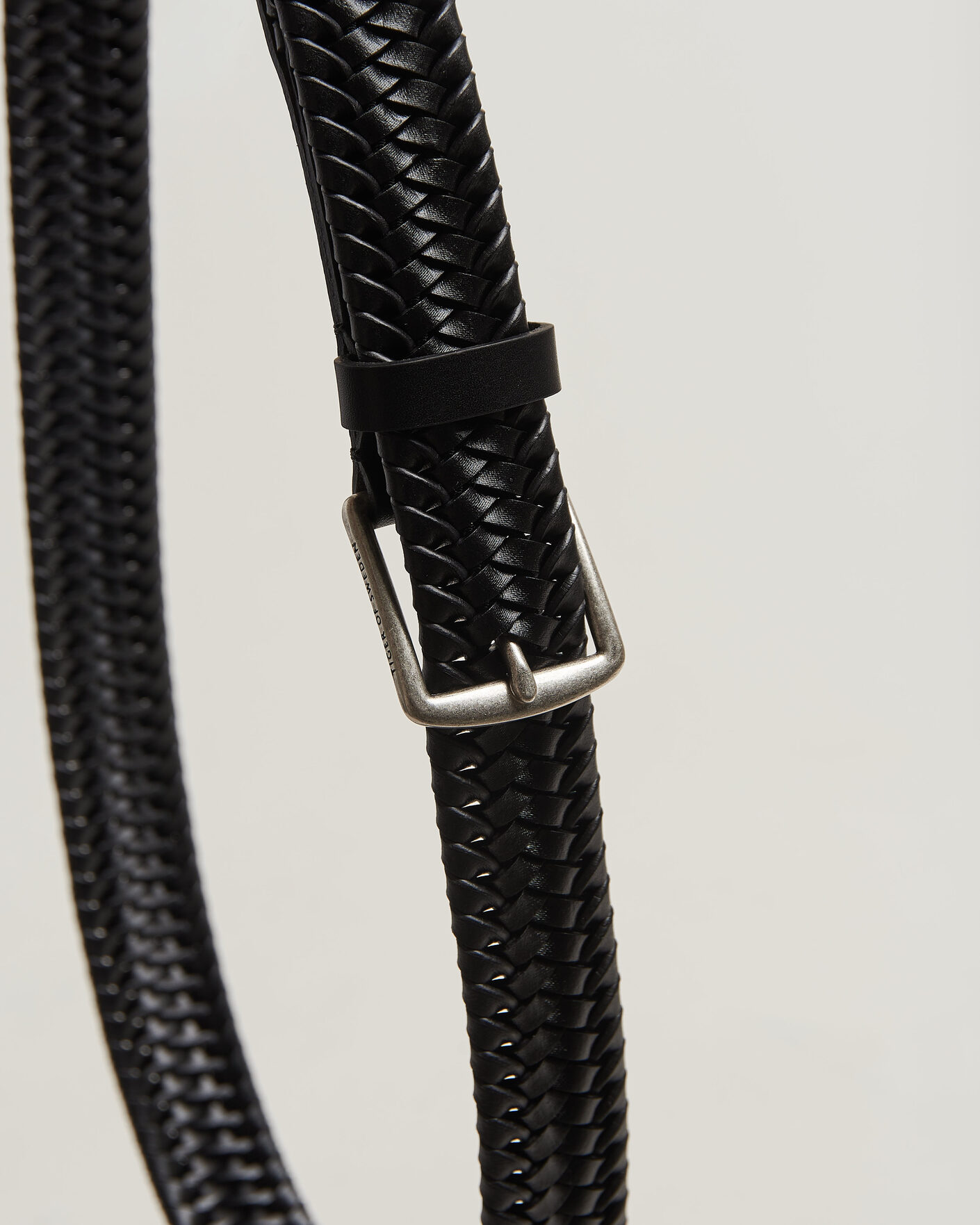 Herr | Bälten | Tiger of Sweden | Braidant Braided Belt Black