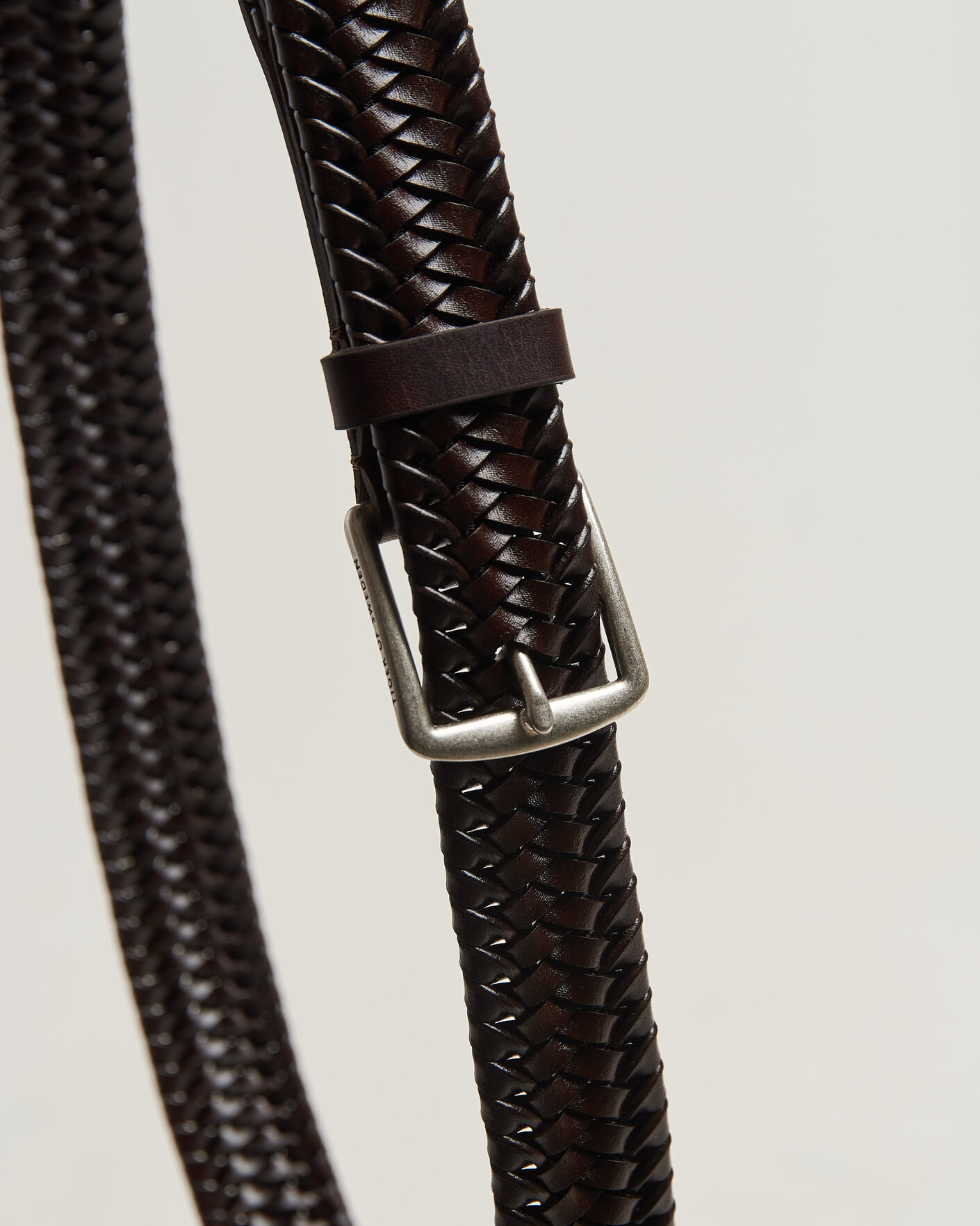 Herr | Bälten | Tiger of Sweden | Braidant Braided Belt Dark Brown