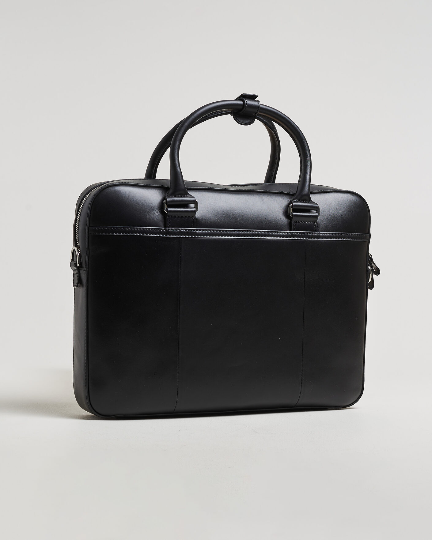Herr | Väskor | Tiger of Sweden | Bosun Smooth Leather Briefcase Black