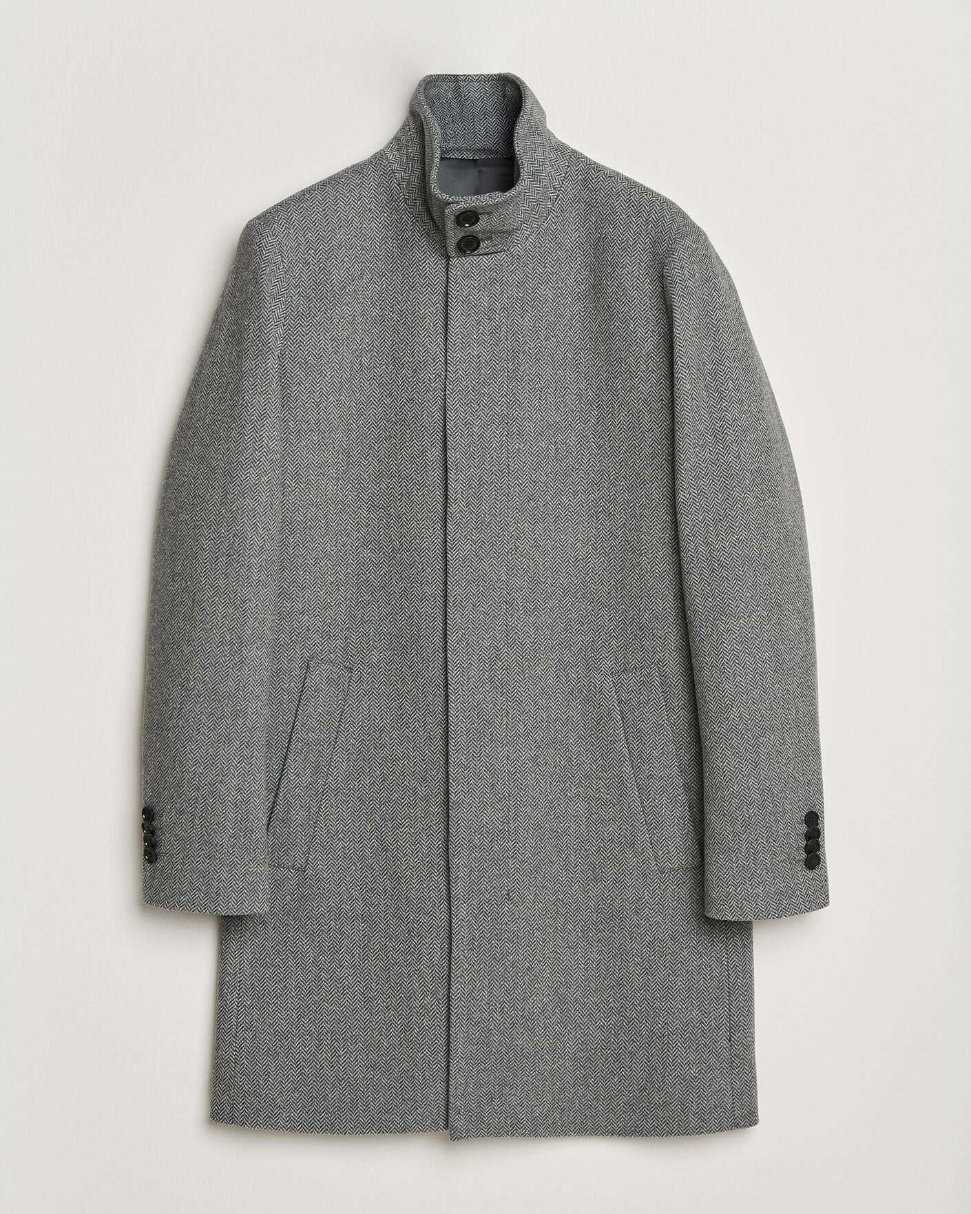 Herr | Jackor | Tiger of Sweden | Aleric Wool Herringbone Coat Fogy
