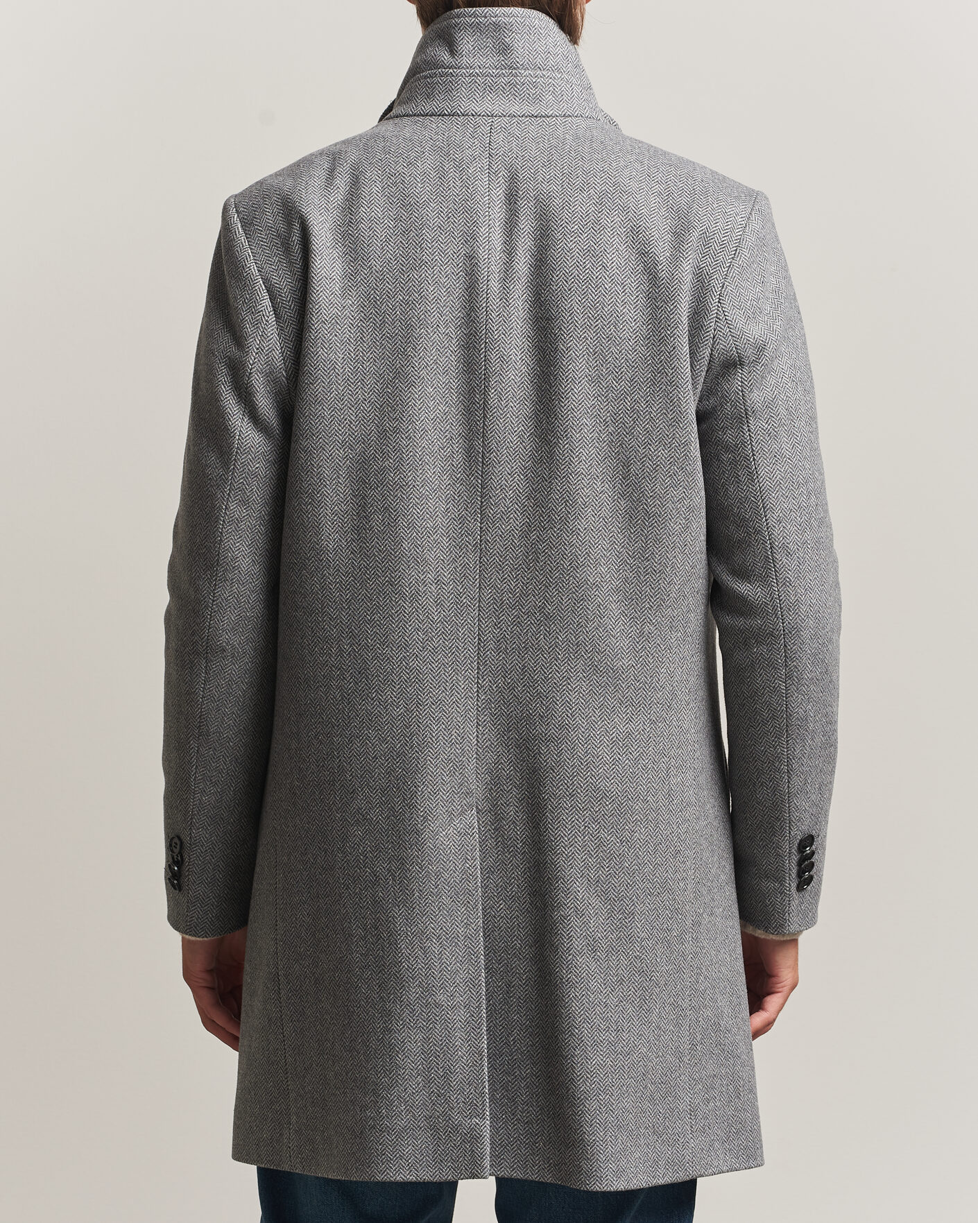 Herr | Jackor | Tiger of Sweden | Aleric Wool Herringbone Coat Fogy