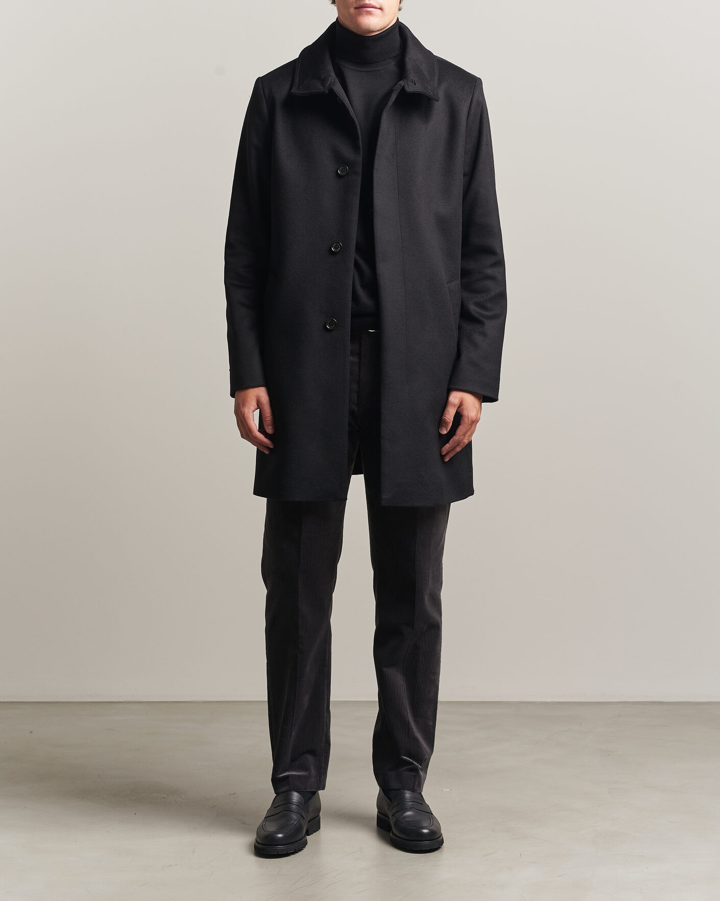 Herr | Jackor | Tiger of Sweden | Aleric Wool/Cashmere Coat Black