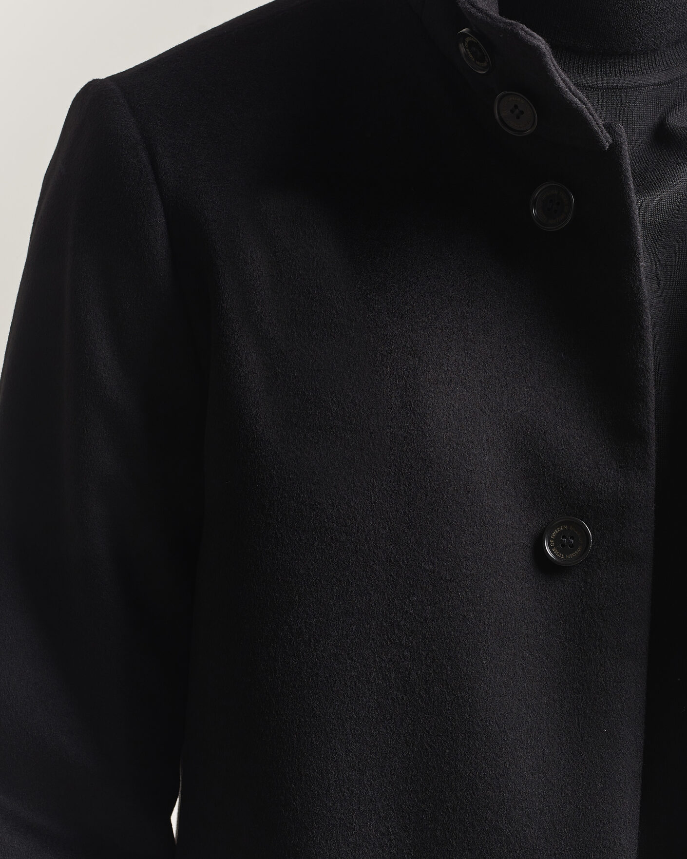 Herr | Jackor | Tiger of Sweden | Aleric Wool/Cashmere Coat Black