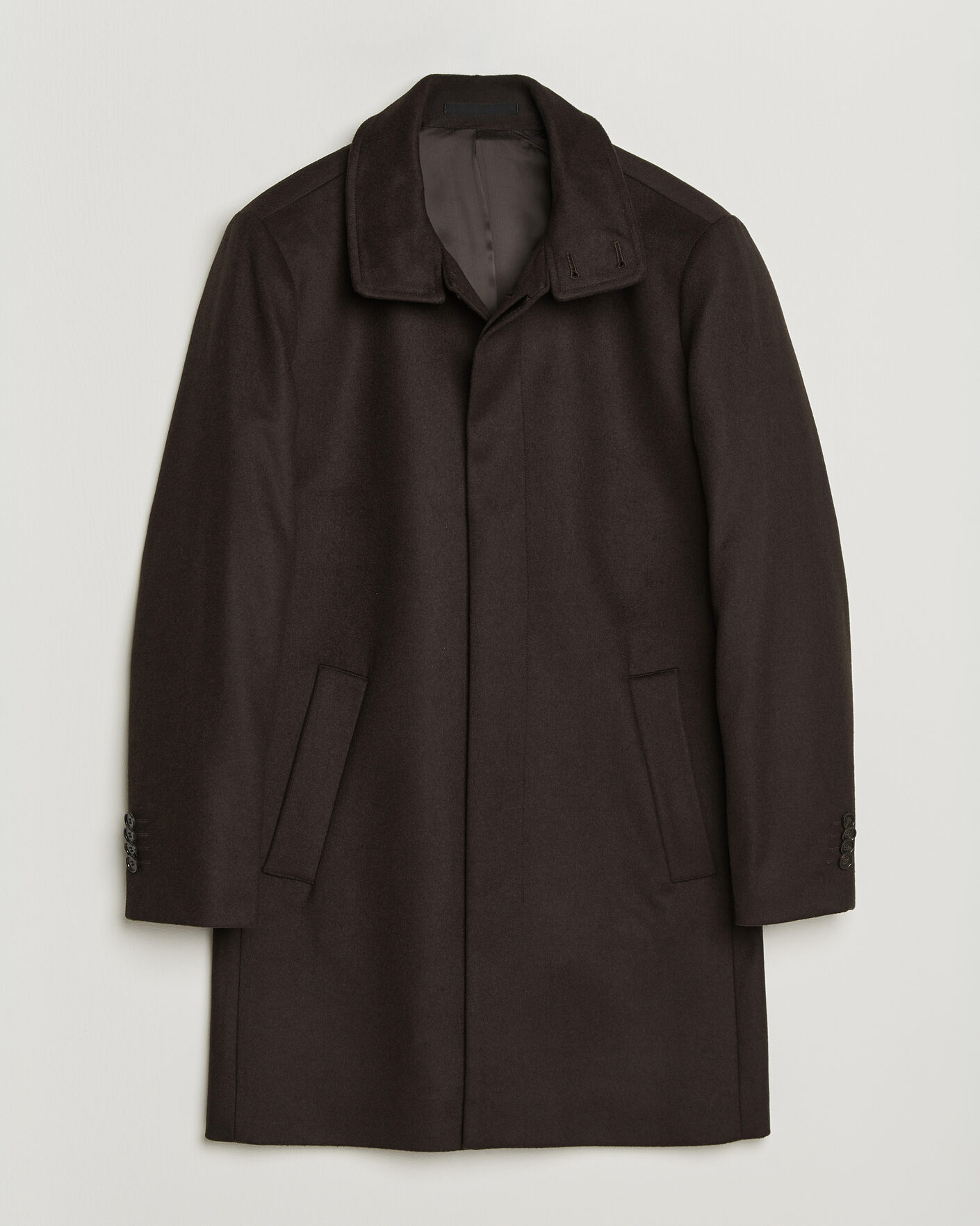 Herr | Jackor | Tiger of Sweden | Aleric Wool/Cashmere Coat Espresso