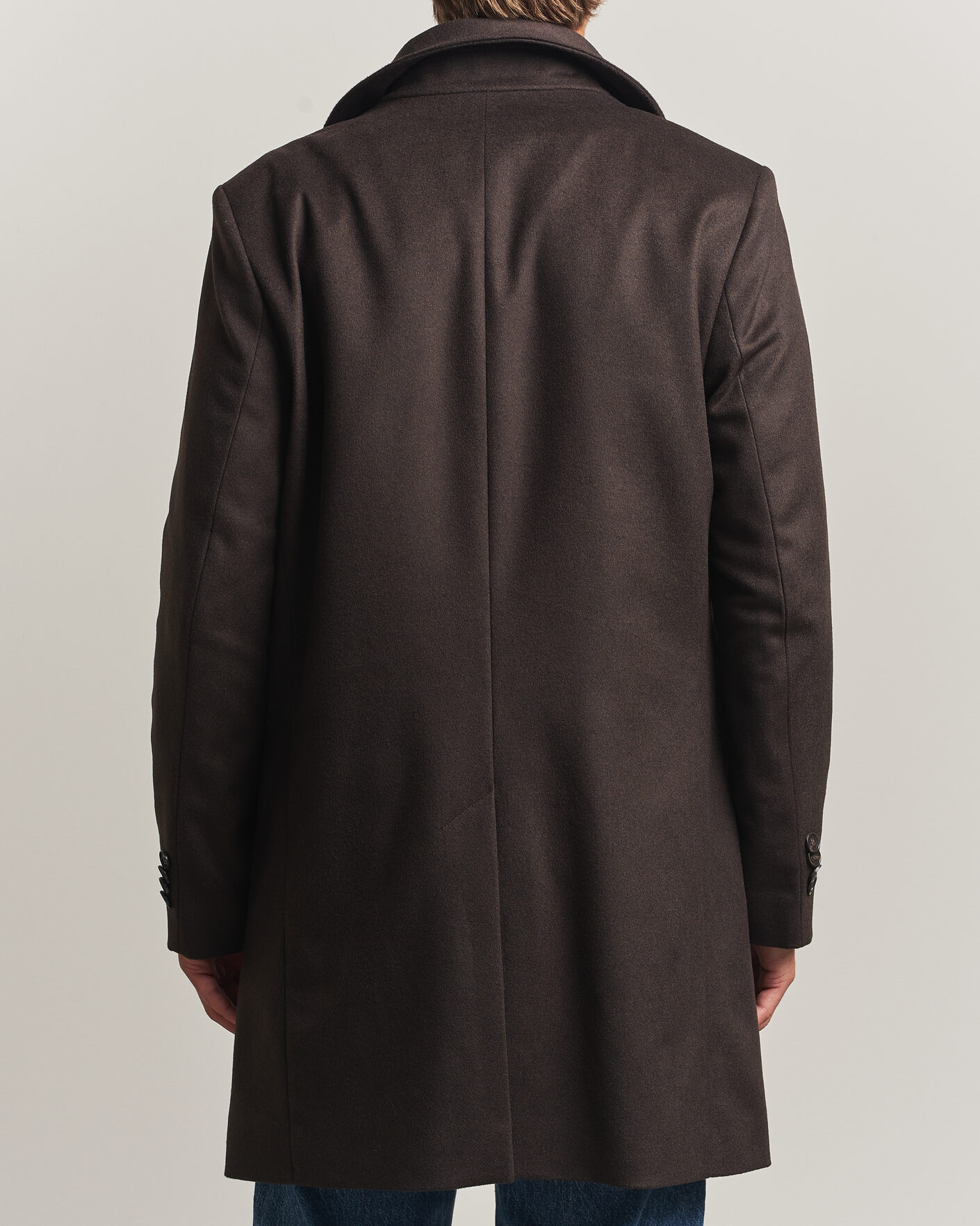 Herr | Jackor | Tiger of Sweden | Aleric Wool/Cashmere Coat Espresso