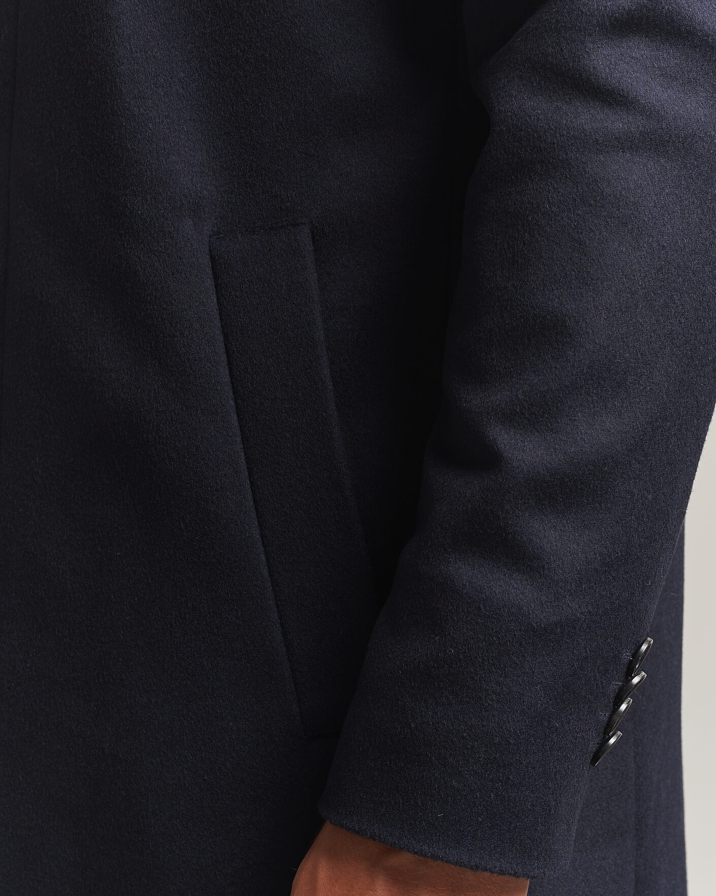 Herr | Jackor | Tiger of Sweden | Aleric Wool/Cashmere Coat Light Ink
