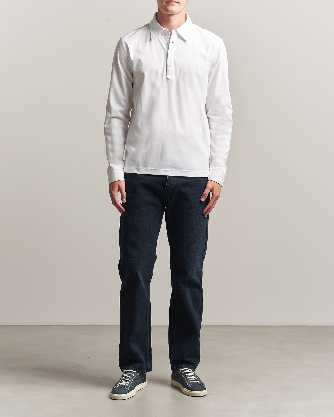 Herr | Pikéer | Tiger of Sweden | Tanner Mercerized Cotton Polo Pure White
