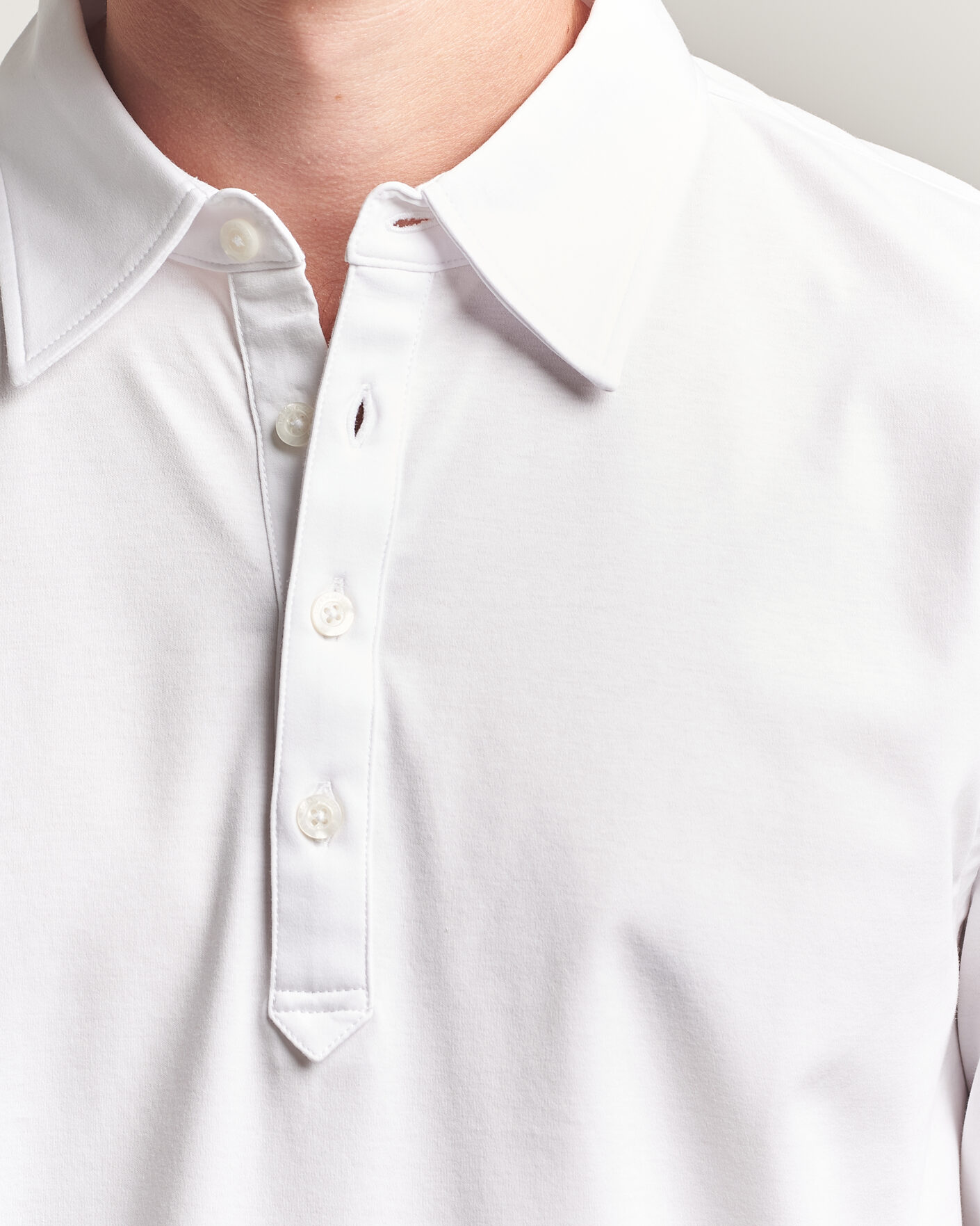 Herr | Pikéer | Tiger of Sweden | Tanner Mercerized Cotton Polo Pure White