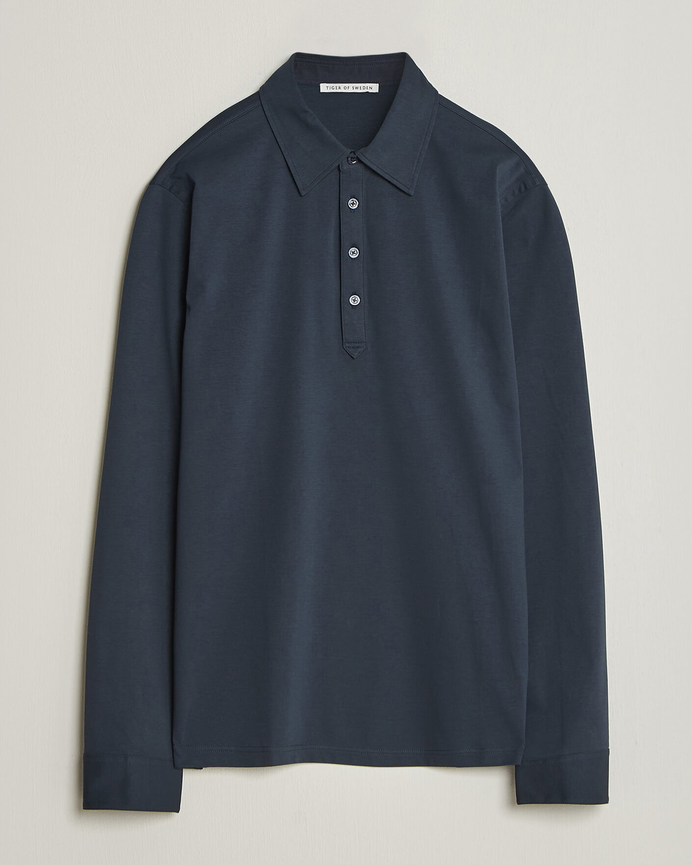 Herr | Pikéer | Tiger of Sweden | Tanner Mercerized Cotton Polo Light Ink