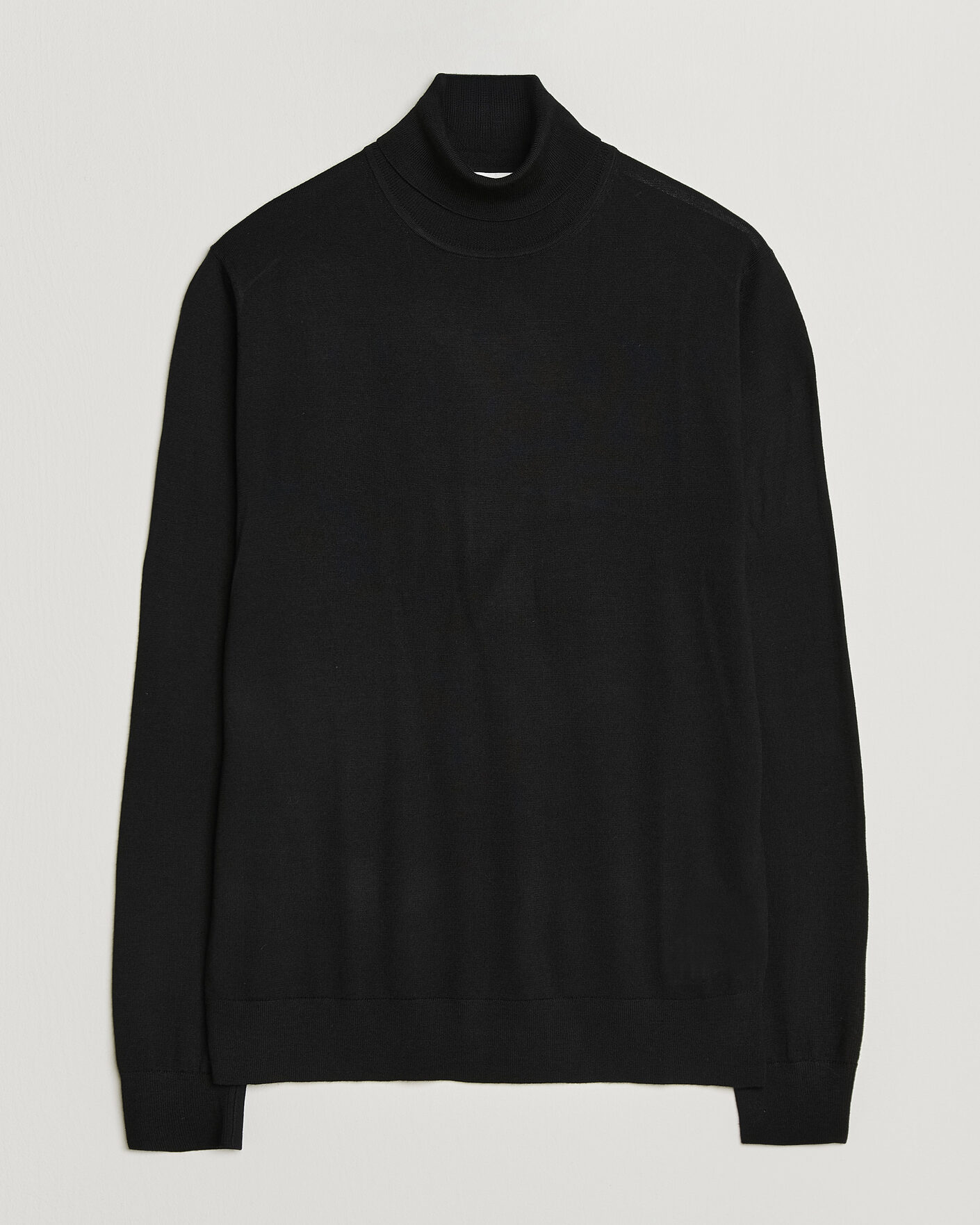 Herr | Tröjor | Tiger of Sweden | Nevile Extra Fine Merino Polo Black