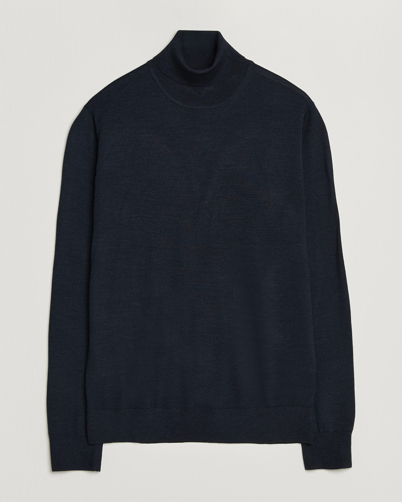 Herr | Tröjor | Tiger of Sweden | Nevile Extra Fine Merino Polo Light Ink