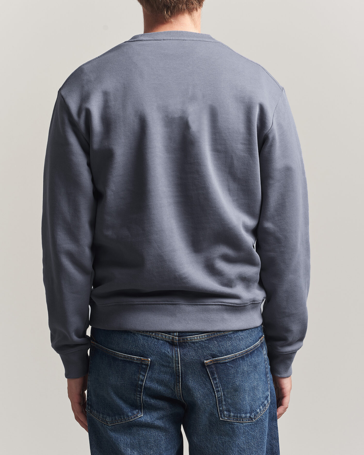 Herr | Tröjor | Tiger of Sweden | Emerson Crew Neck Sweatshirt Iron Haze