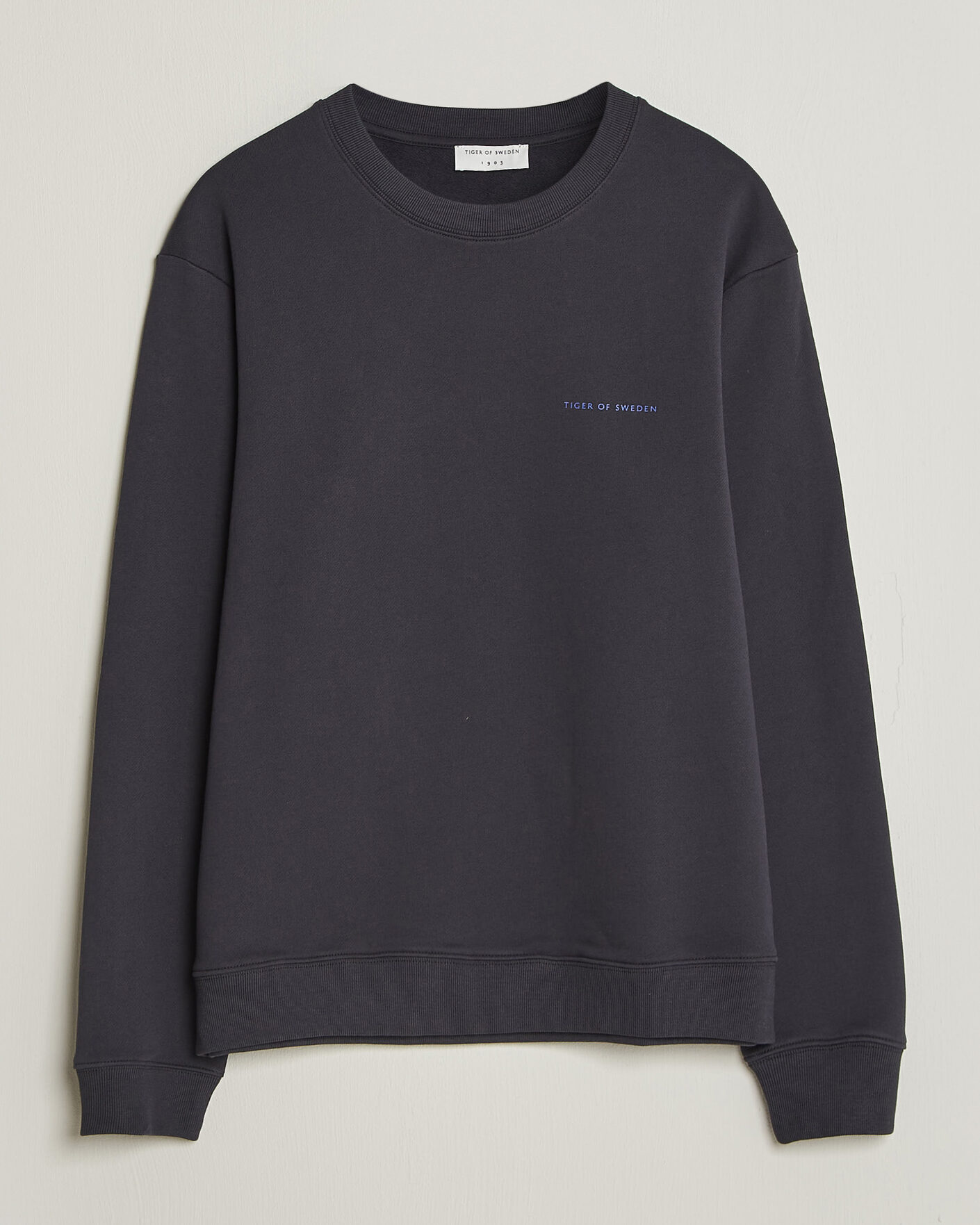 Herr | Tröjor | Tiger of Sweden | Emerson Crew Neck Sweatshirt Light Ink