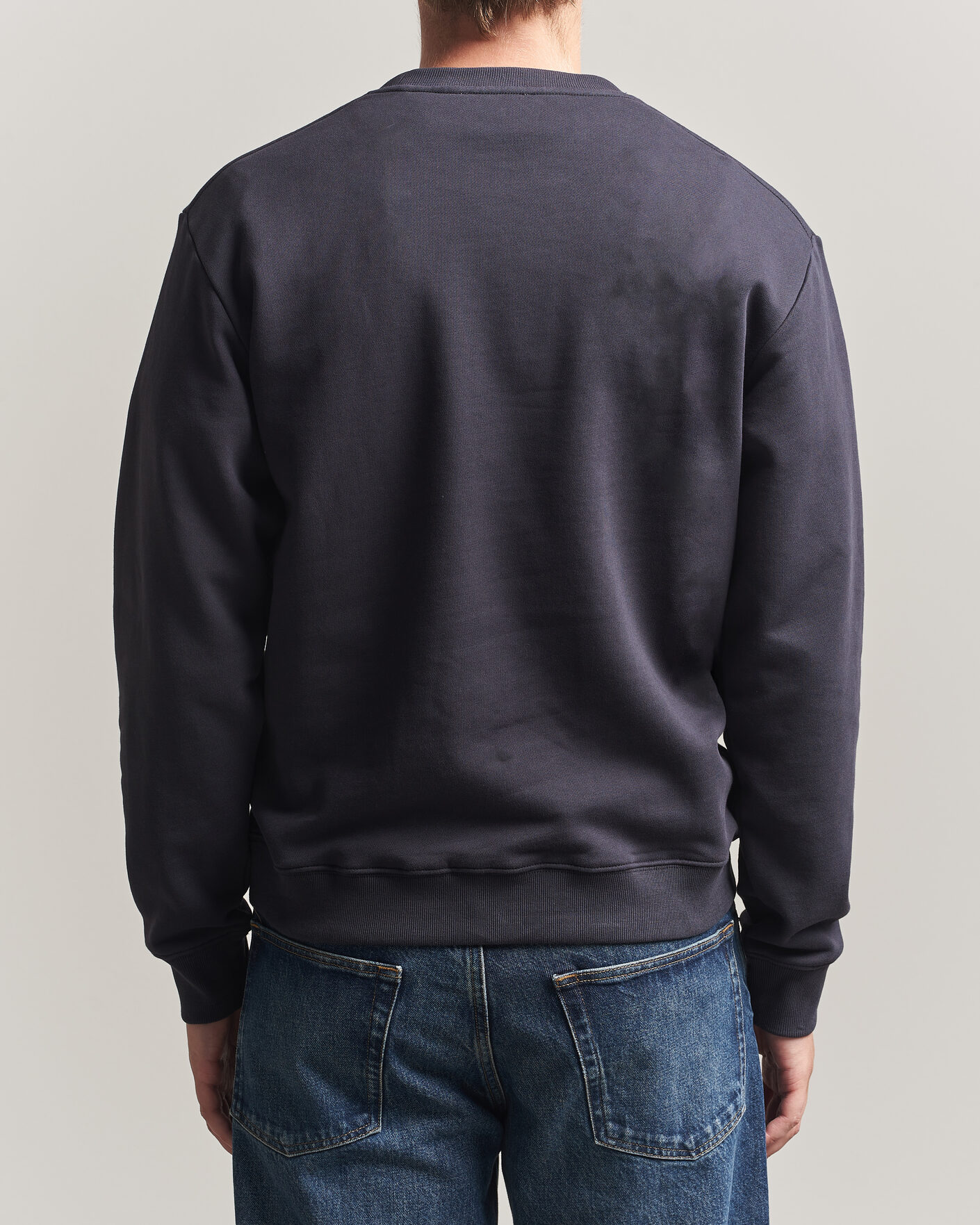 Herr | Tröjor | Tiger of Sweden | Emerson Crew Neck Sweatshirt Light Ink