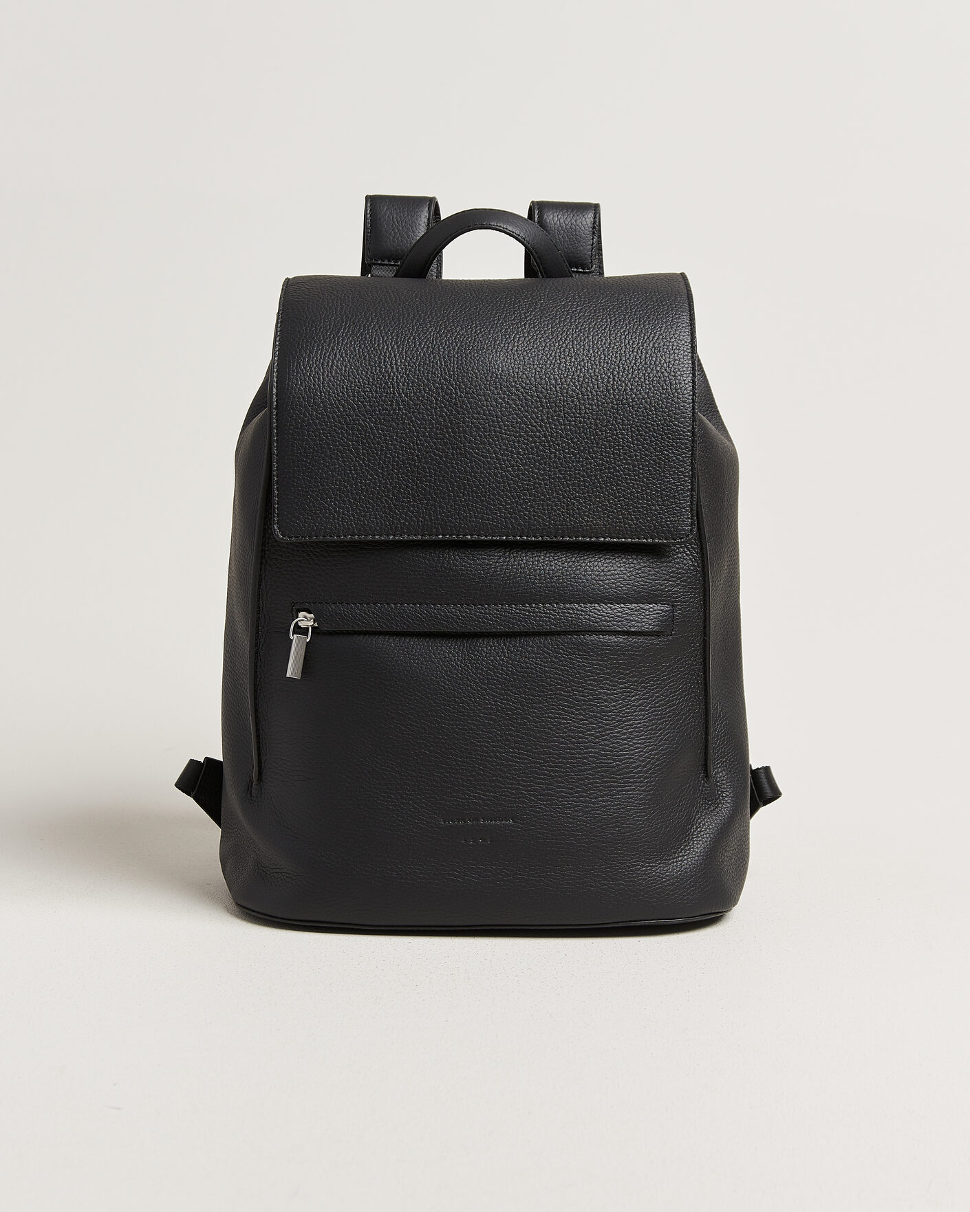 Herr | Väskor | Tiger of Sweden | Vuntir Grained Leather Backpack Black