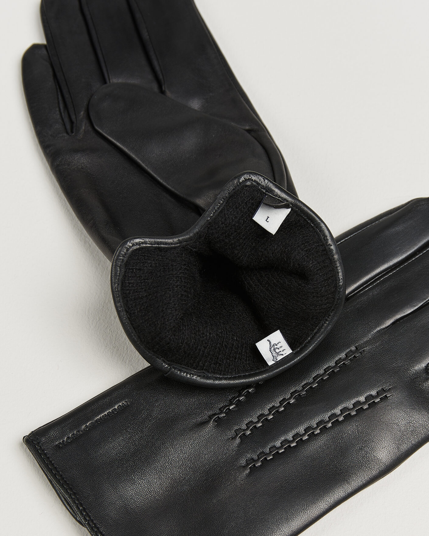 Herr | Handskar | Tiger of Sweden | Garvin Leather Gloves Black