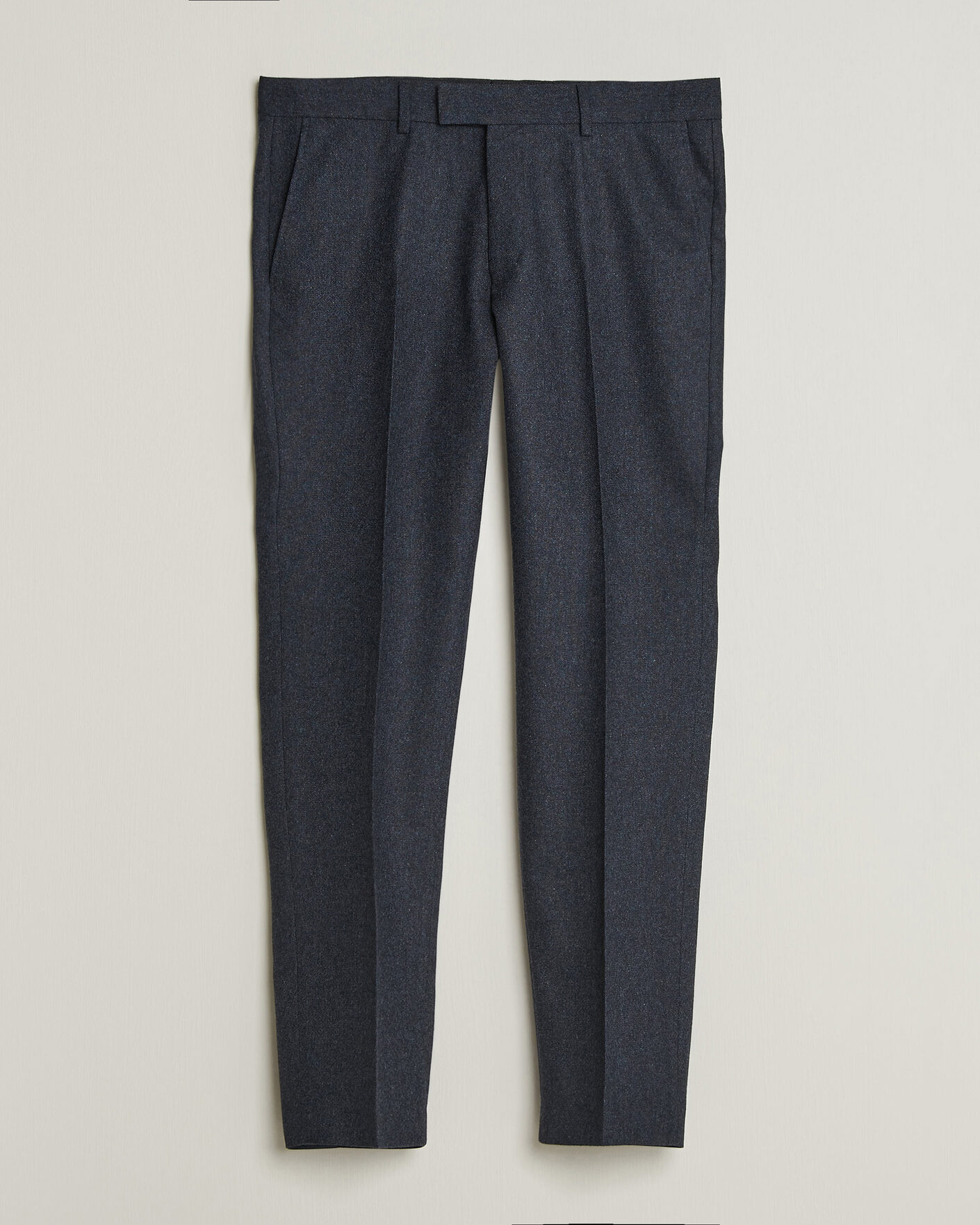 Herr | Byxor | Tiger of Sweden | Tenuta Wool Flannel Suit Trousers Midnight Blue