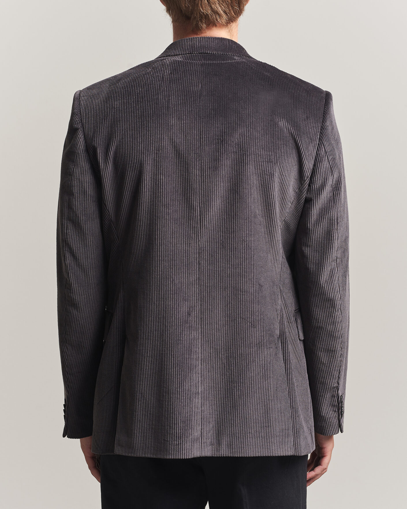Herr | Kavajer | Tiger of Sweden | 1903 Corduroy Double Breasted Blazer Phantom