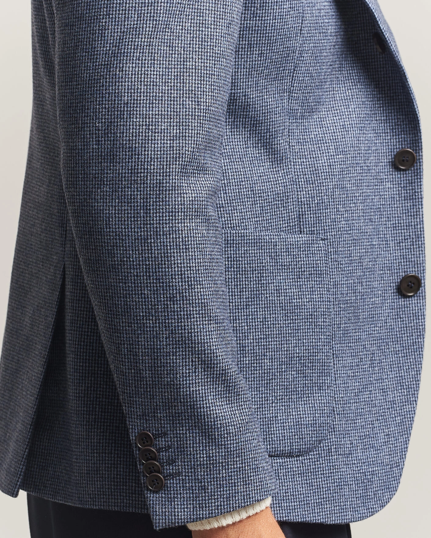 Herr | Kavajer | Tiger of Sweden | Easer Wool Pepita Blazer Iron Haze