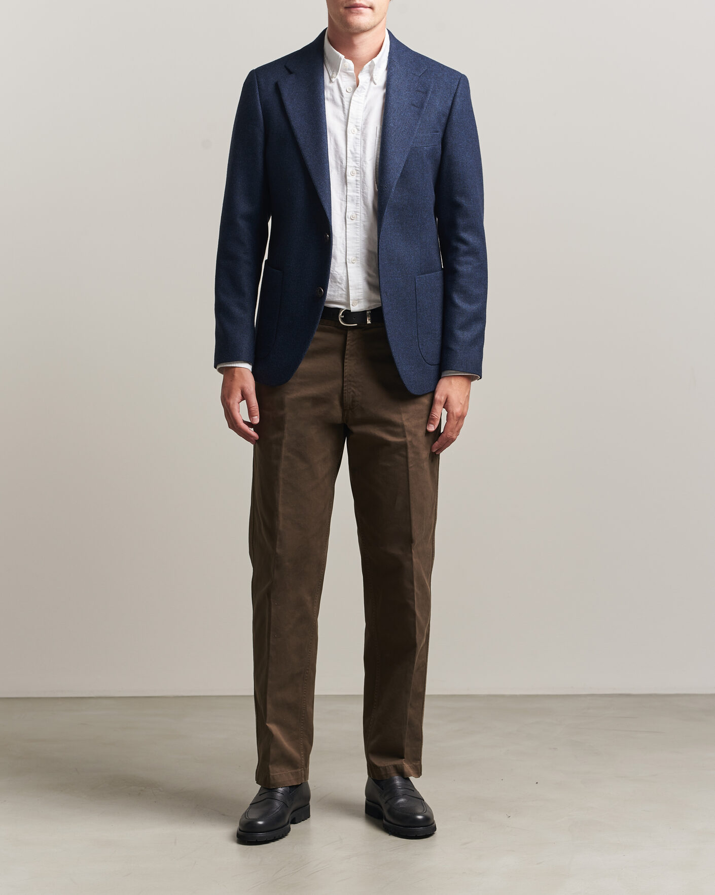 Herr | Kavajer | Tiger of Sweden | Easer Wool Pepita Blazer Sea