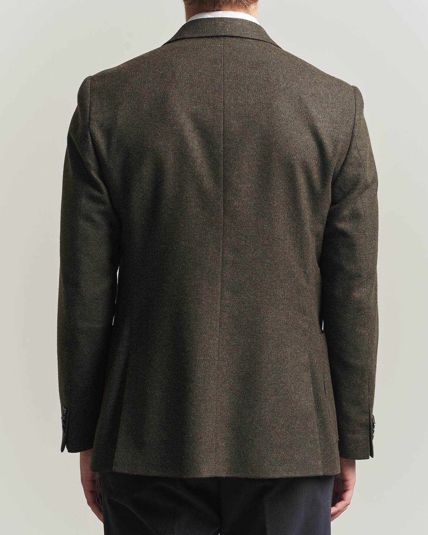 Herr | Kavajer | Tiger of Sweden | Justin Wool Flannel Suit Blazer Muted Canopy