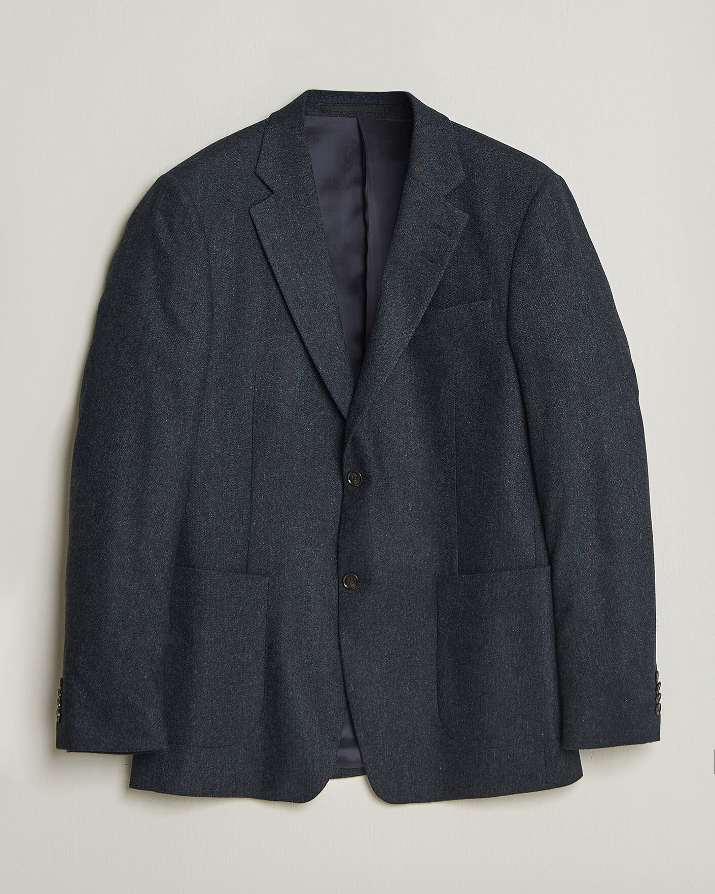 Herr | Kavajer | Tiger of Sweden | Justin Wool Flannel Suit Blazer Midnight Blue
