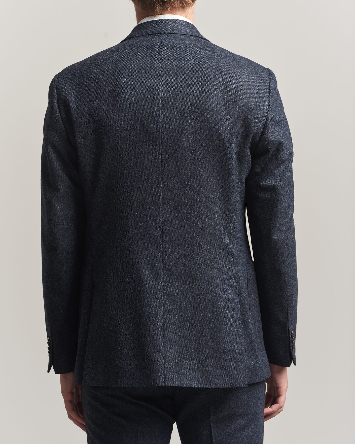 Herr | Kavajer | Tiger of Sweden | Justin Wool Flannel Suit Blazer Midnight Blue