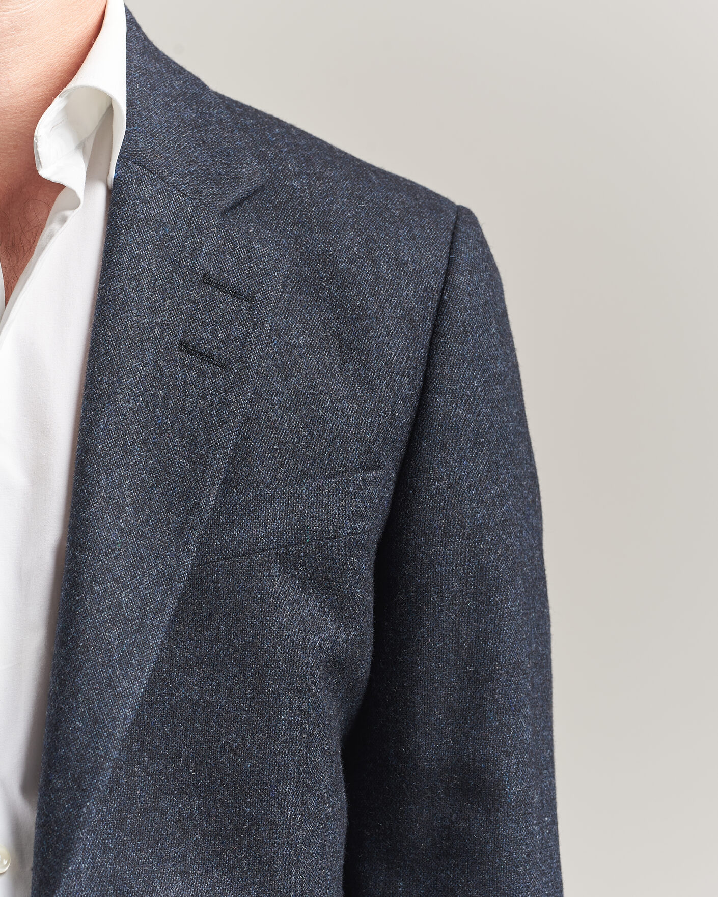 Herr | Kavajer | Tiger of Sweden | Justin Wool Flannel Suit Blazer Midnight Blue