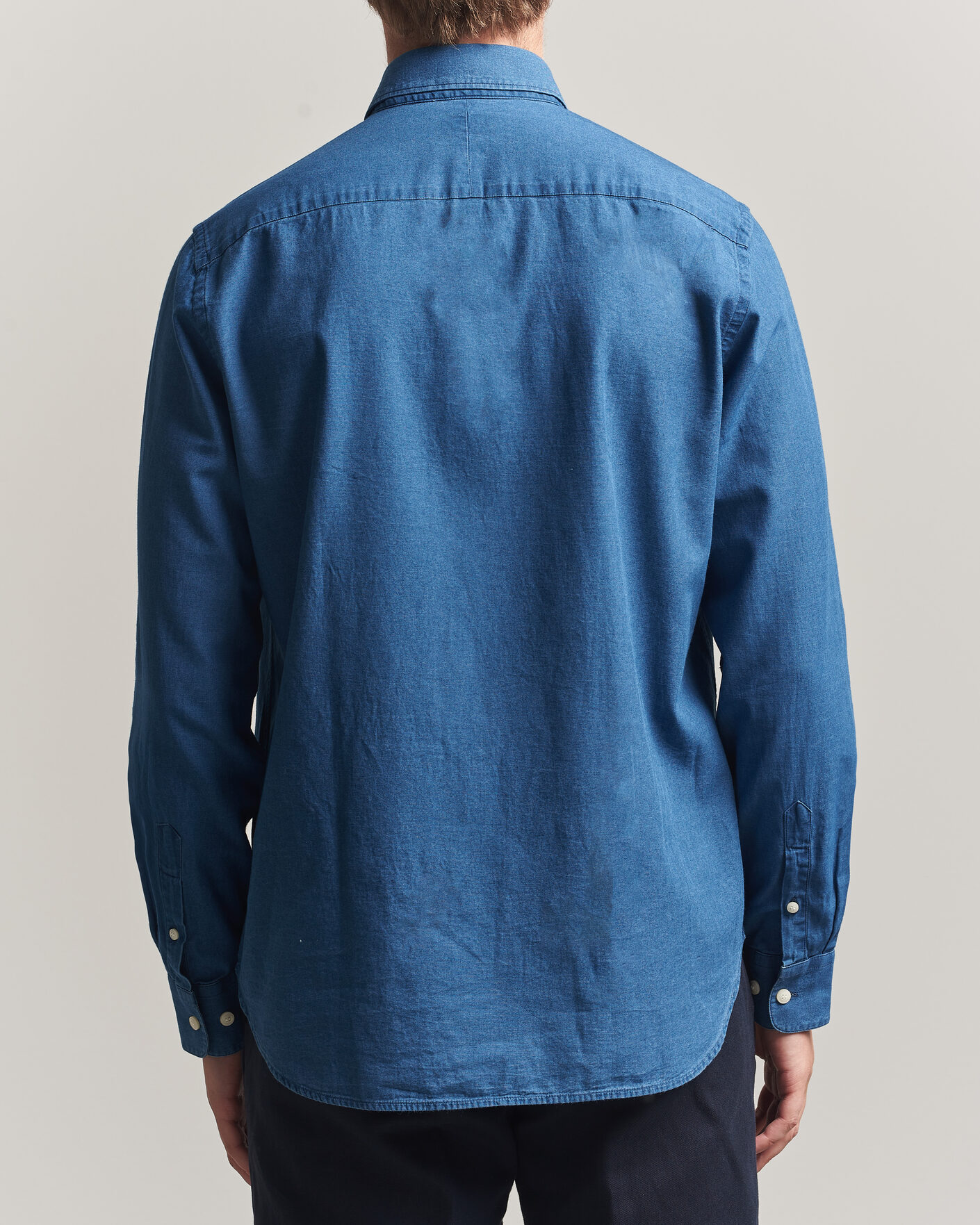 Herr | Skjortor | Tiger of Sweden | Bjorn Denim Shirt Blue