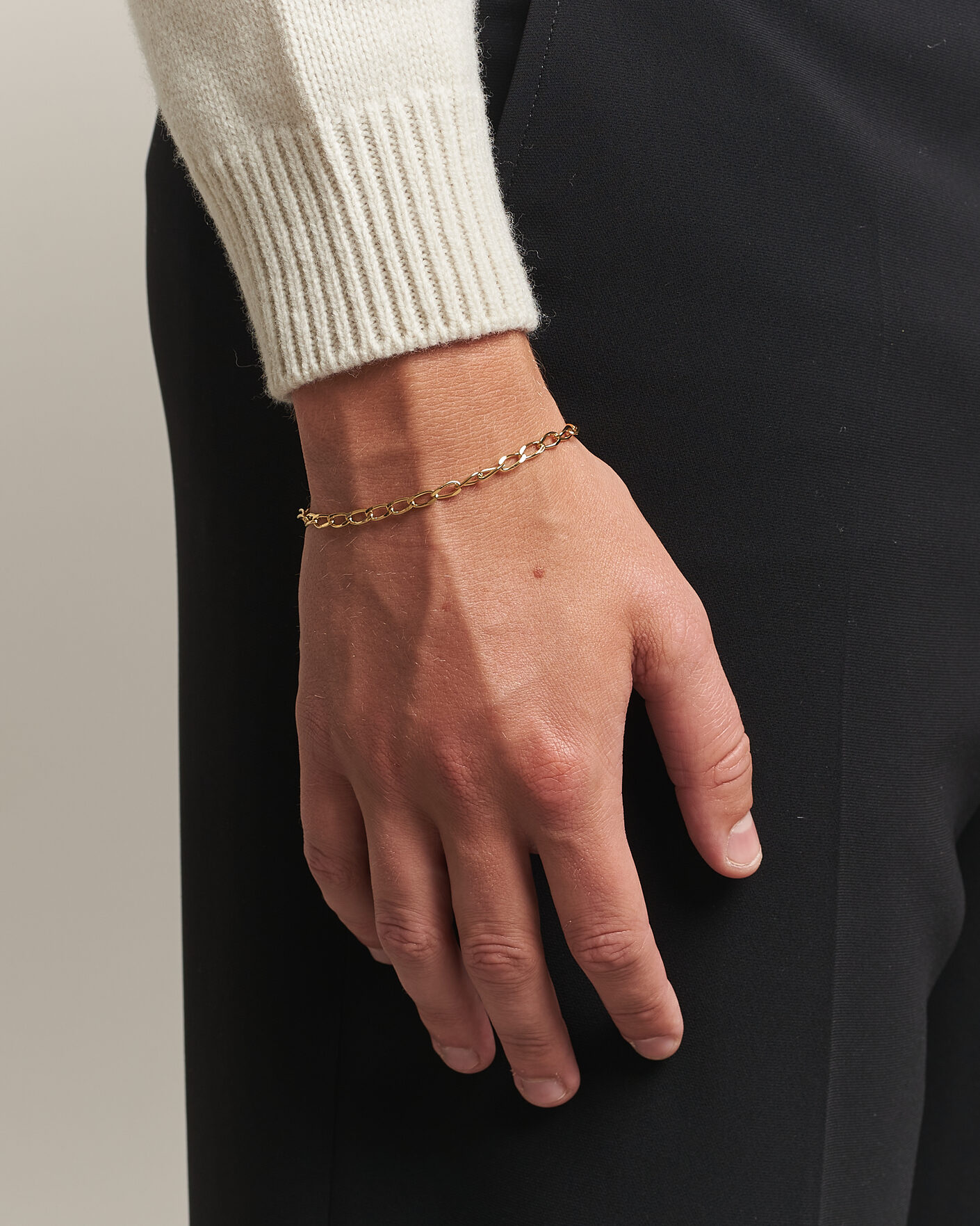 Herr | Smycken | Tom Wood | Arlo Medium Bracelet Gold