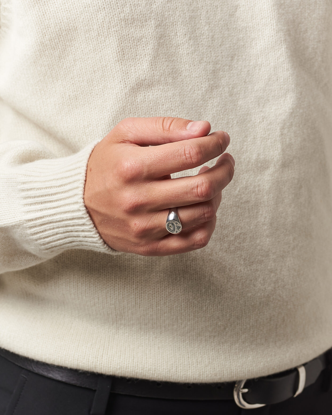 Herr | Smycken | Tom Wood | Butterfly Ring Silver