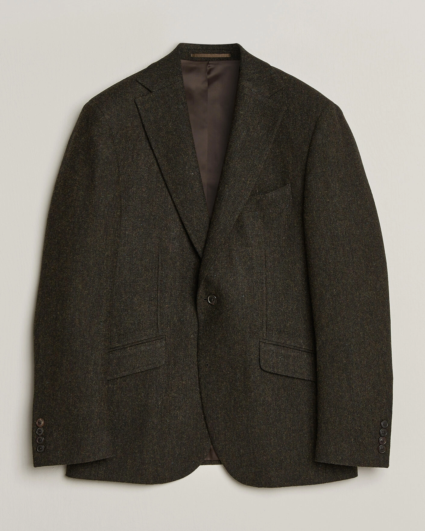 Herr | Kavajer | Walker Slater | Edward Shetland Wool Donegal Blazer Brown