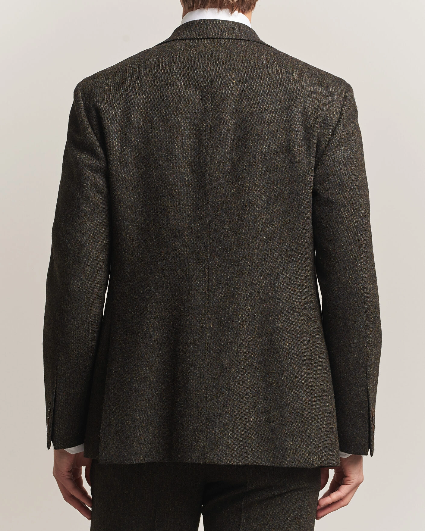 Herr | Kavajer | Walker Slater | Edward Shetland Wool Donegal Blazer Brown
